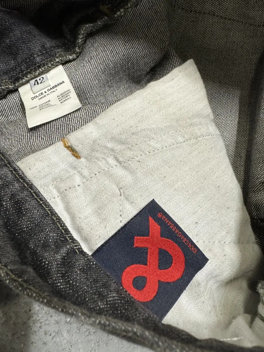Dolce & Gabbana AW2004 Dolce & Gabbana Multi Pockets Grey Denim Jeans Size US 30 / EU 46 - 7 Thumbnail