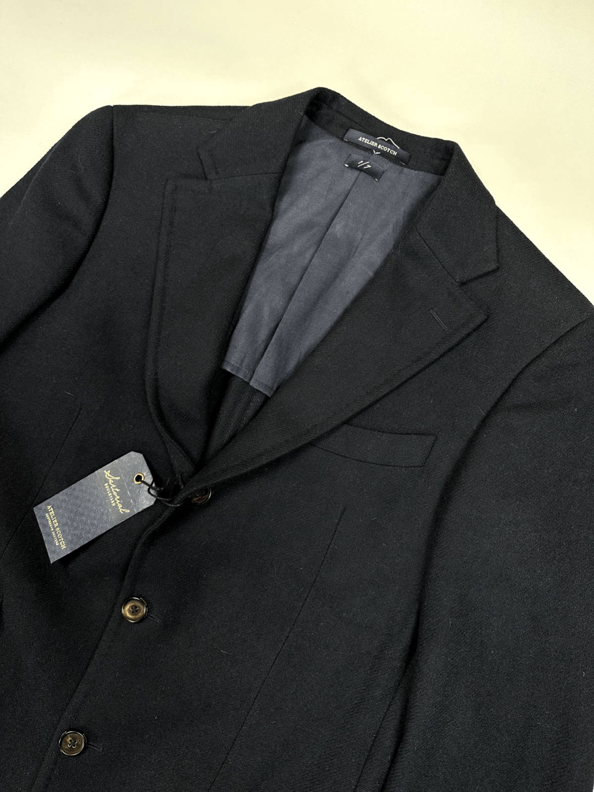 Scotch & Soda Scotch&Soda 3 piece Dark Blue Blazer Size 48R - 2 Thumbnail
