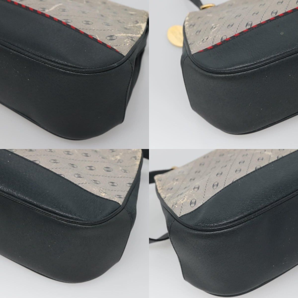 Gucci GUCCI Shoulder Bag Pvc Leather Navy Gold 116 02 107 Size ONE SIZE - 10 Thumbnail