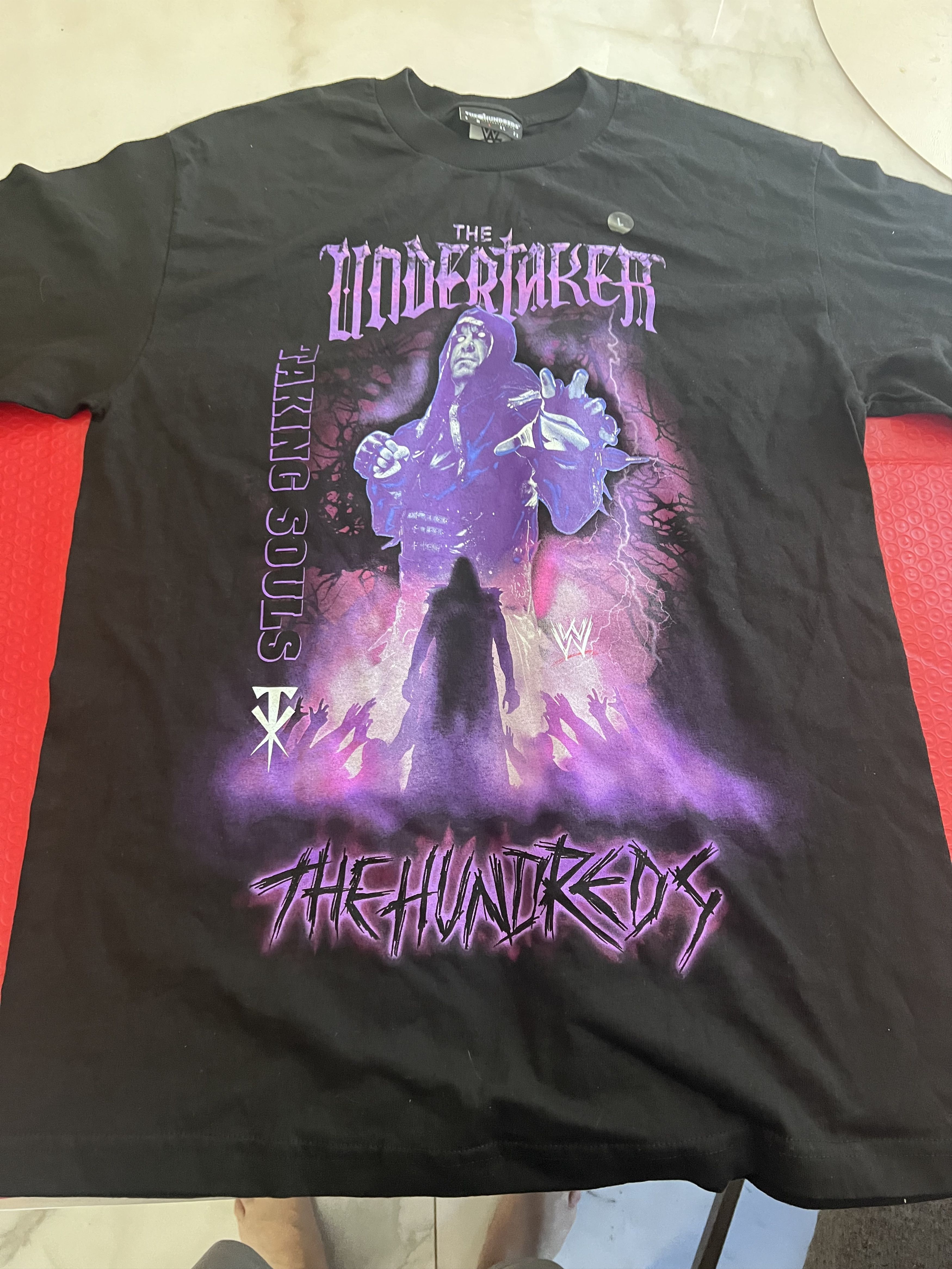 The Hundreds × WWE The Hundreds WWE The Undertaker Long Sleeve Double Sided Size US L / EU 52-54 / 3 - 1 Thumbnail