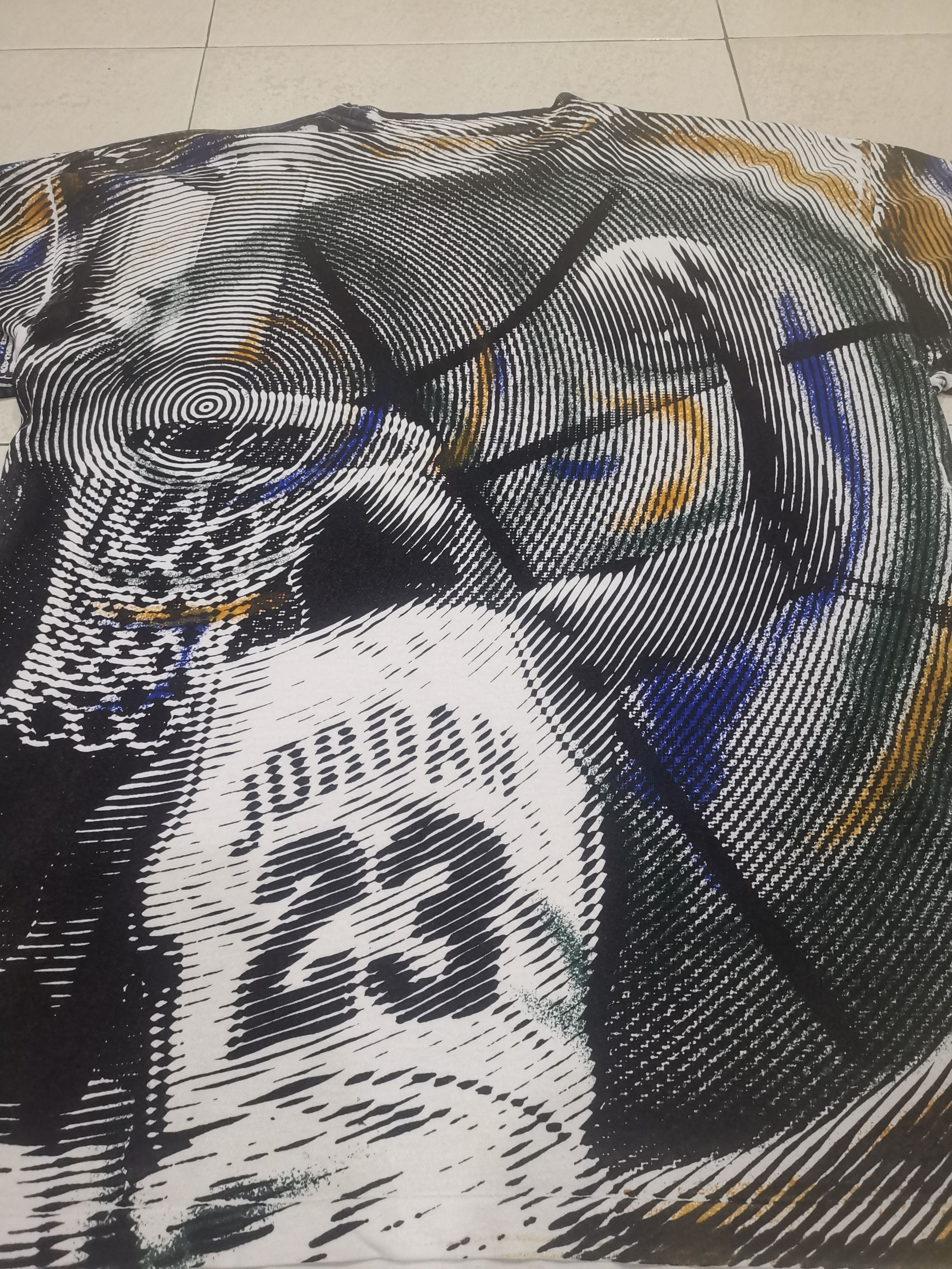 Nike VTG RARE 90s NIKE FLYING JORDAN ALL OVER PRINT GREY TAG Size US M / EU 48-50 / 2 - 5 Thumbnail