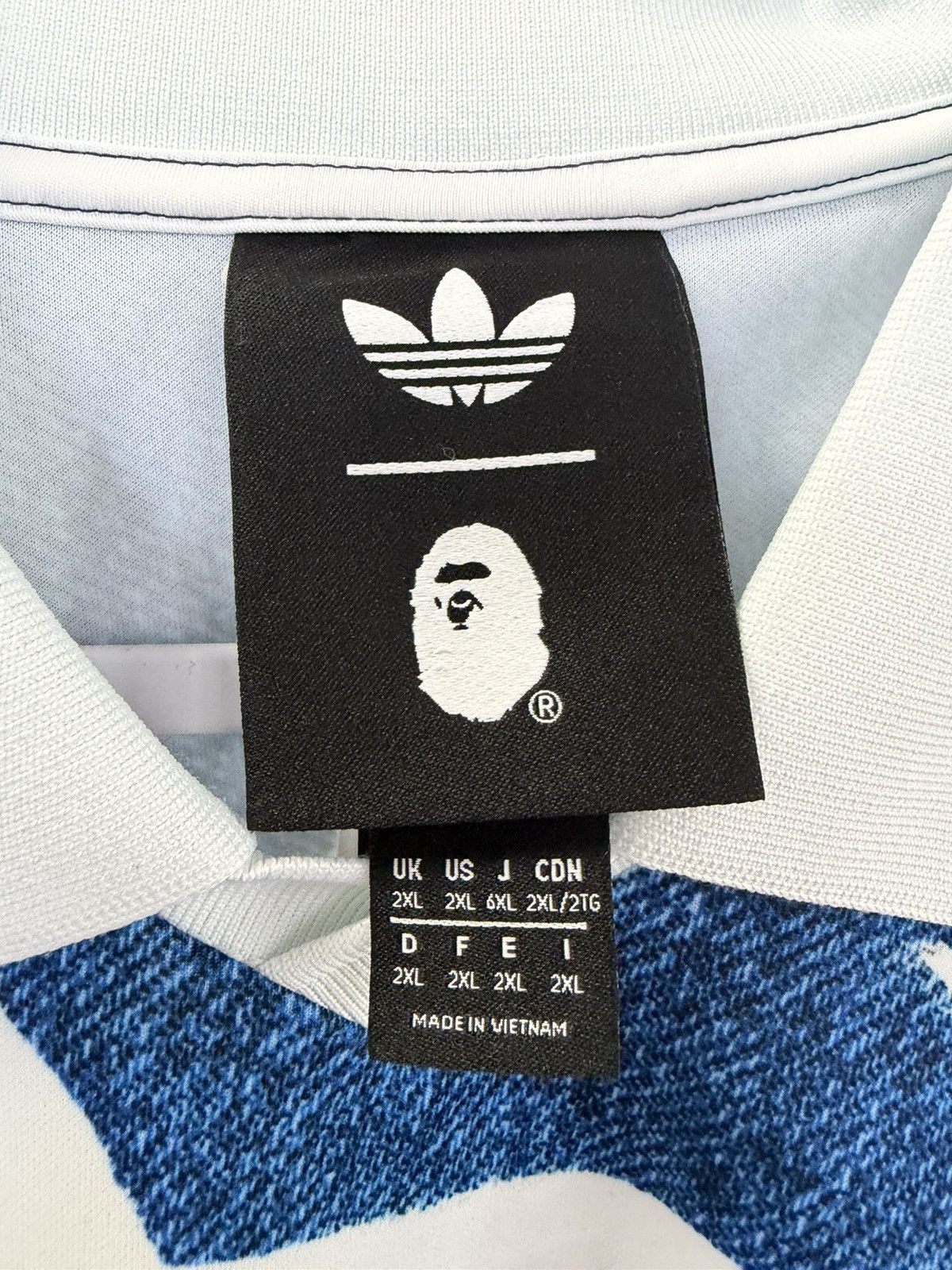 Bape Bape X Adidas Soccer Jersey Size US XXL / EU 58 / 5 - 3 Thumbnail