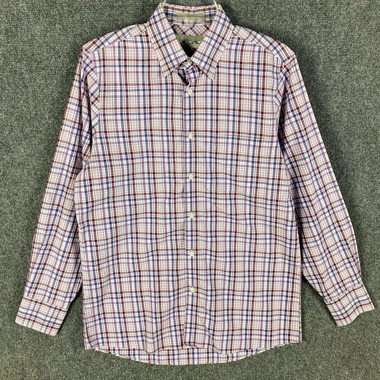 Nordstrom Nordstrom Button Down Shirt Men's Medium Fit Long Sleeve M Size US M / EU 48-50 / 2 - 1 Thumbnail