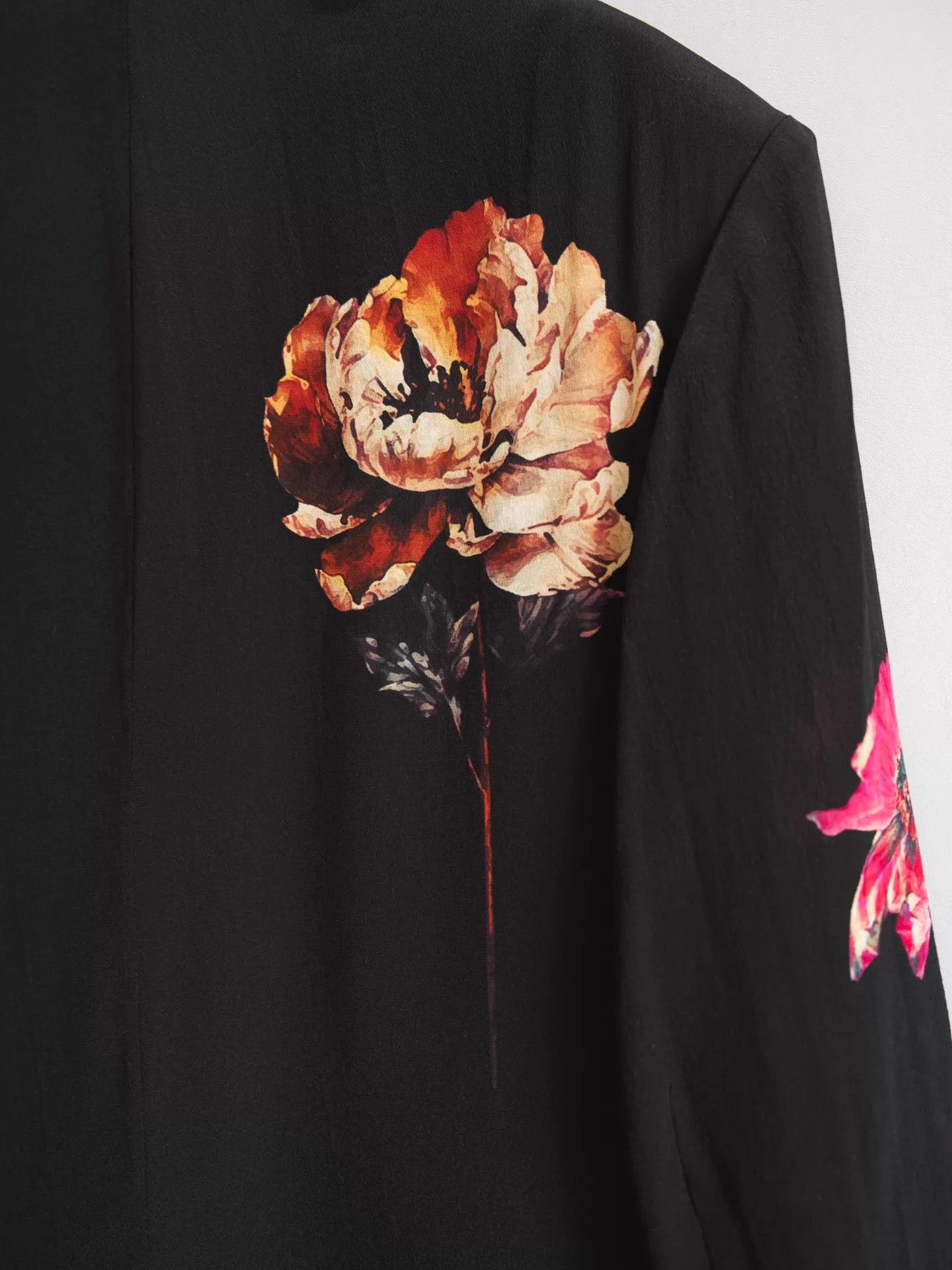 Yohji Yamamoto Yohji Yamamoto 25SS Floral Silk Jacket Size US M / EU 48-50 / 2 - 8 Thumbnail