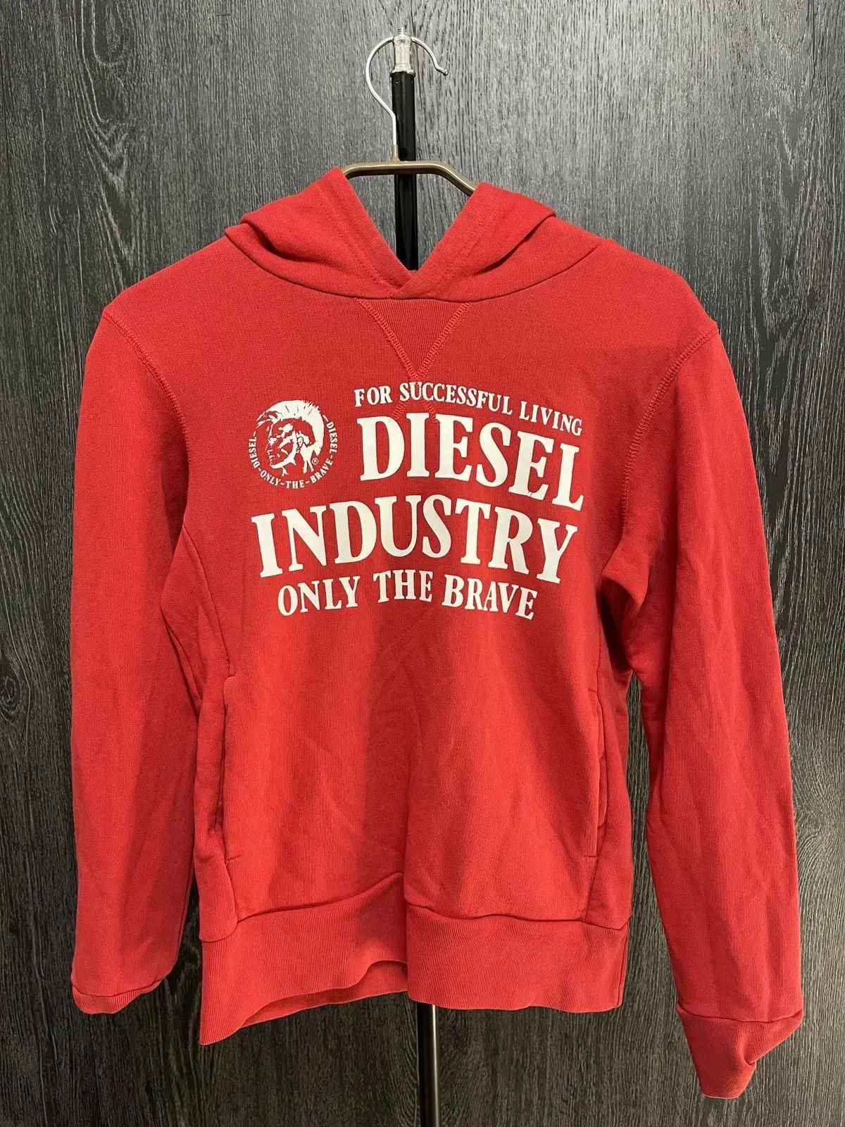 Diesel DIESEL VINTAGE BIG LOGO HOODIE Size US XS / EU 42 / 0 - 1 Thumbnail