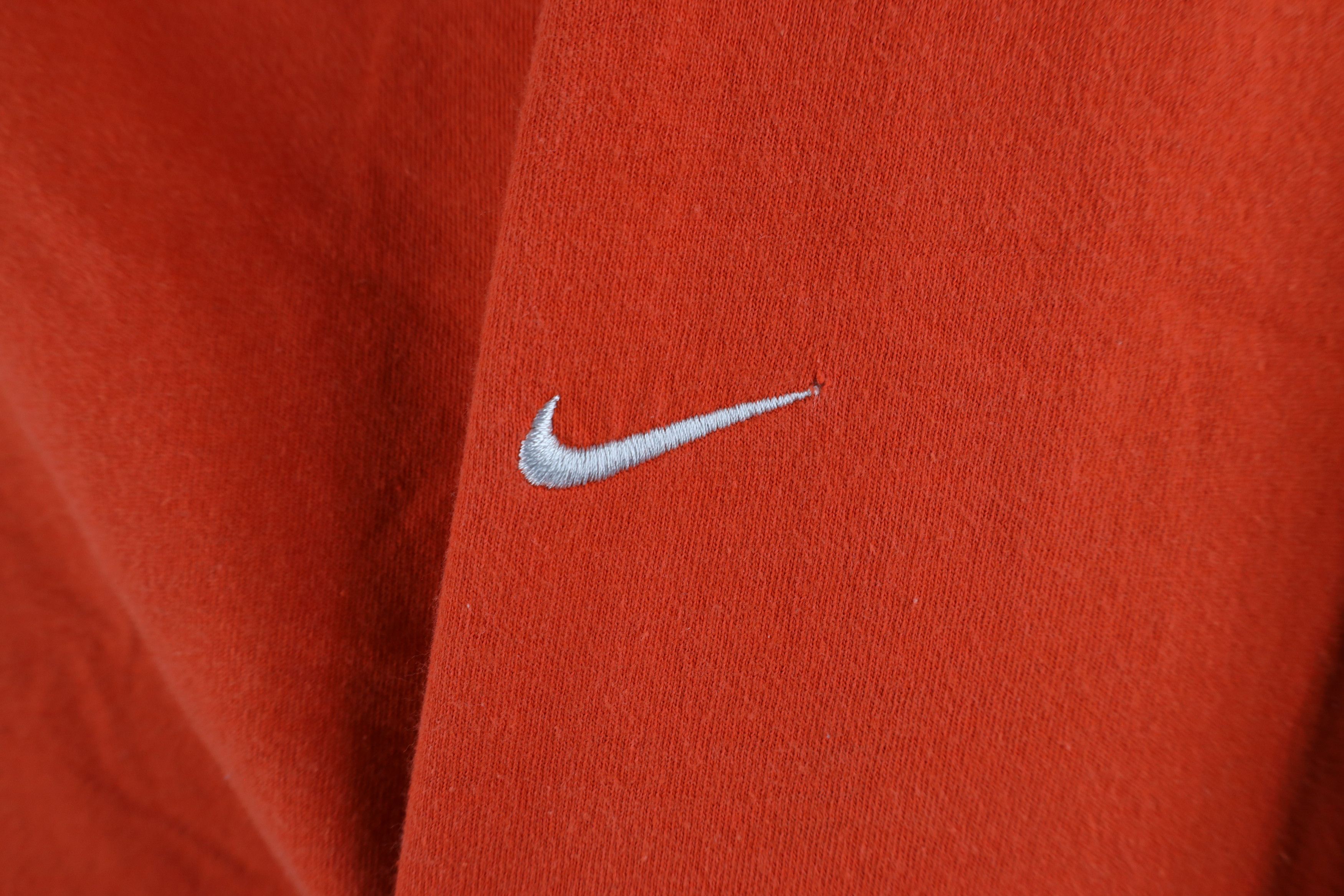 Nike × Vintage Vintage Nike Scott Mini Swoosh Long Sleeve T-Shirt Orange Size US XXL / EU 58 / 5 - 4 Thumbnail