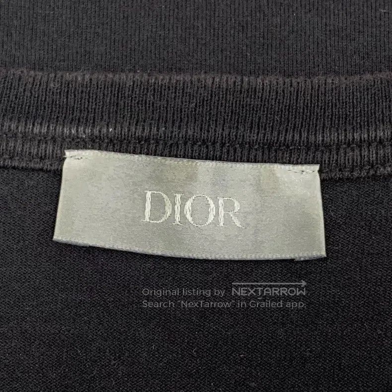 Dior Dior Black CD letter embroidery cotton round-neck short-sl Size US S / EU 44-46 / 1 - 5 Thumbnail