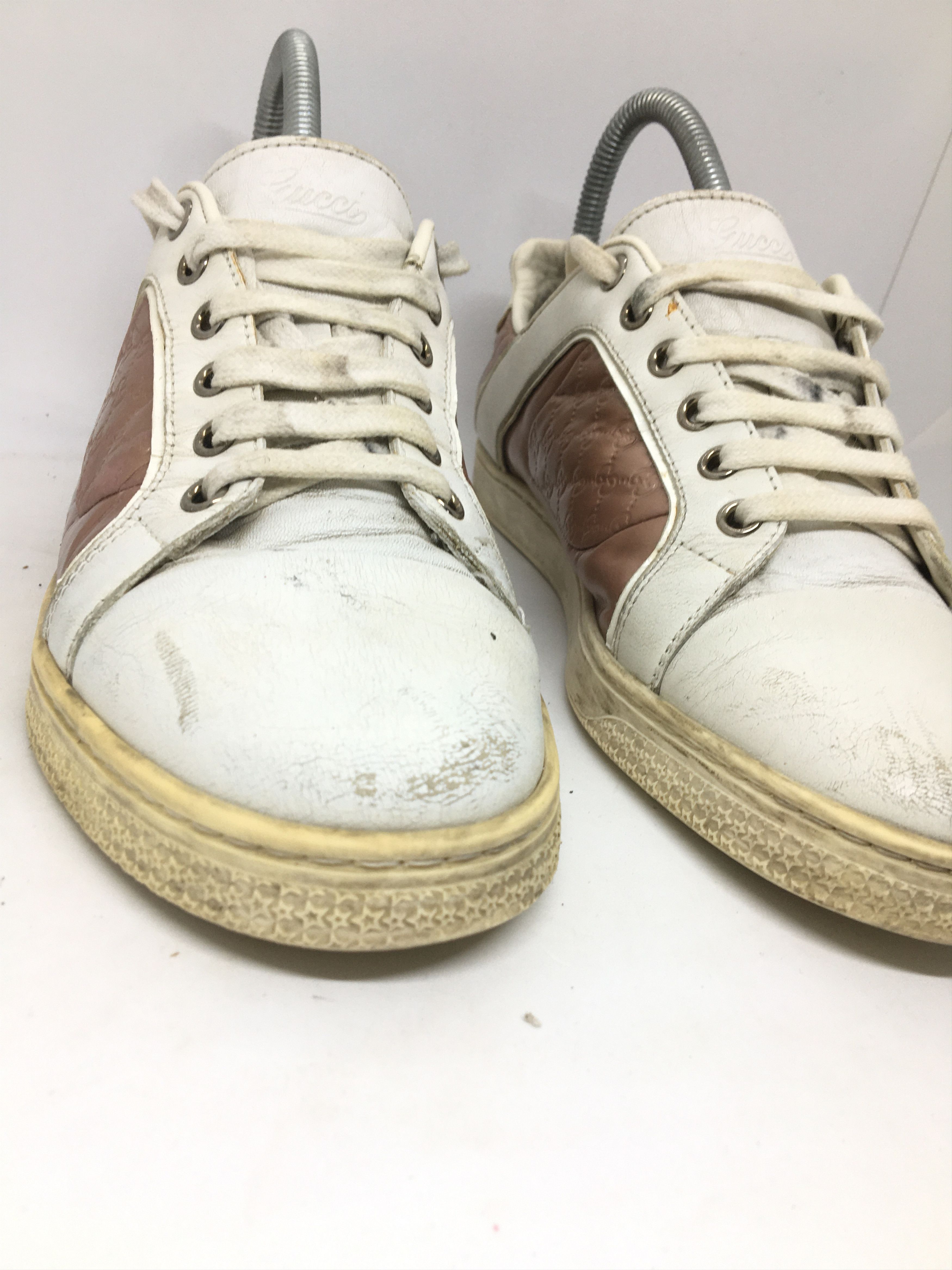 Gucci GUCCI sneakers white maroon Size US 6 / EU 39 - 4 Thumbnail