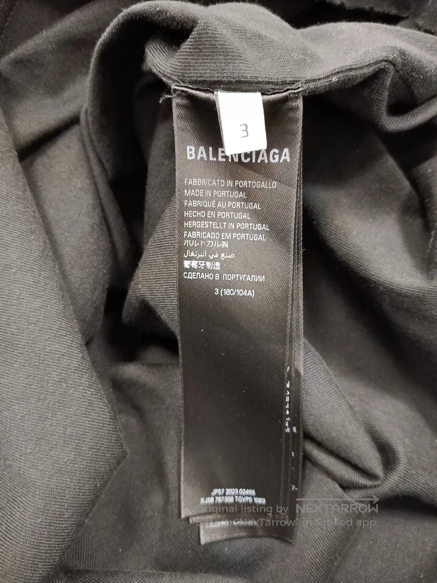 Balenciaga Rainbow Print Loose T-shirt.