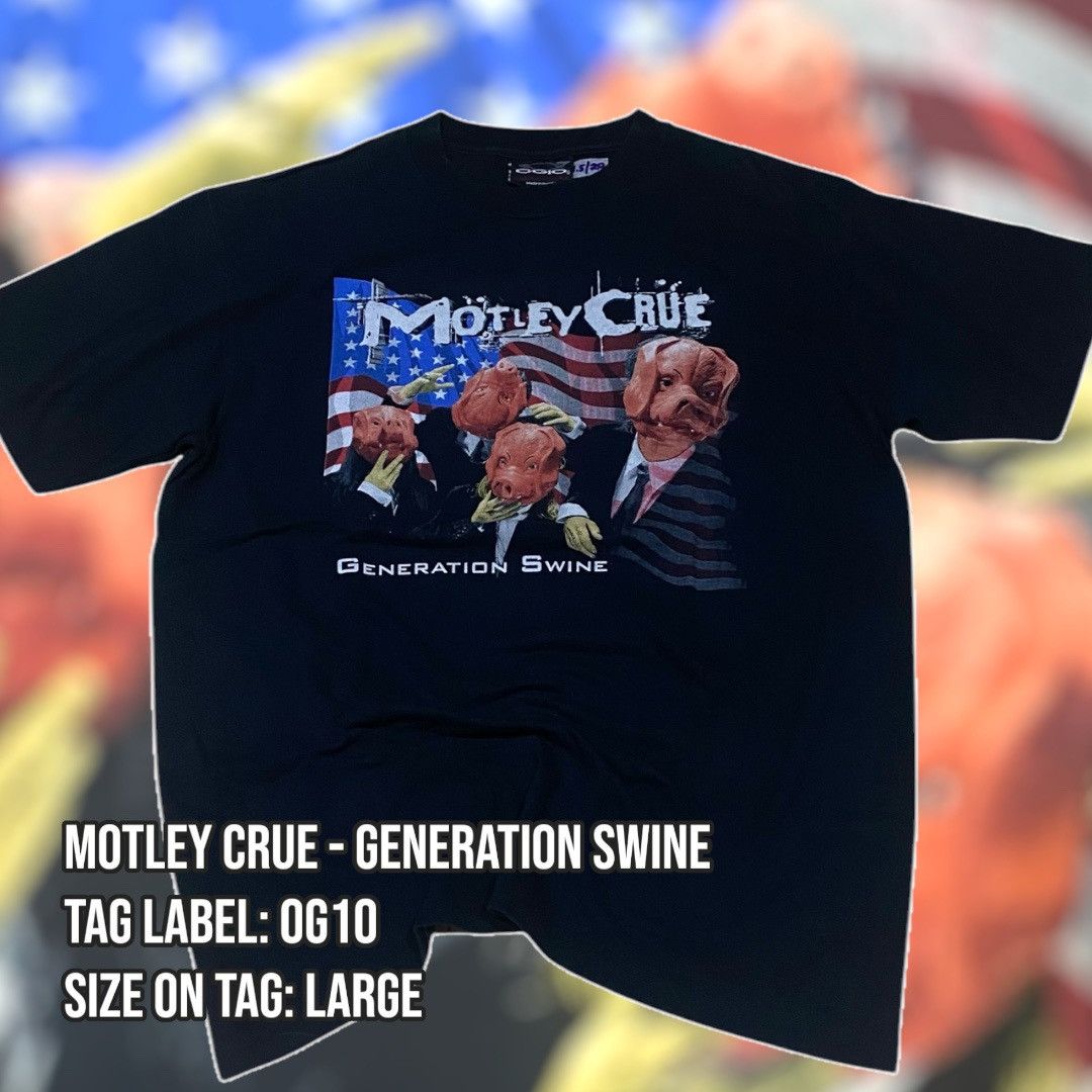 Band Tees Motley Crue - Generation Swine Band Tee Size US L / EU 52-54 / 3 - 1 Thumbnail