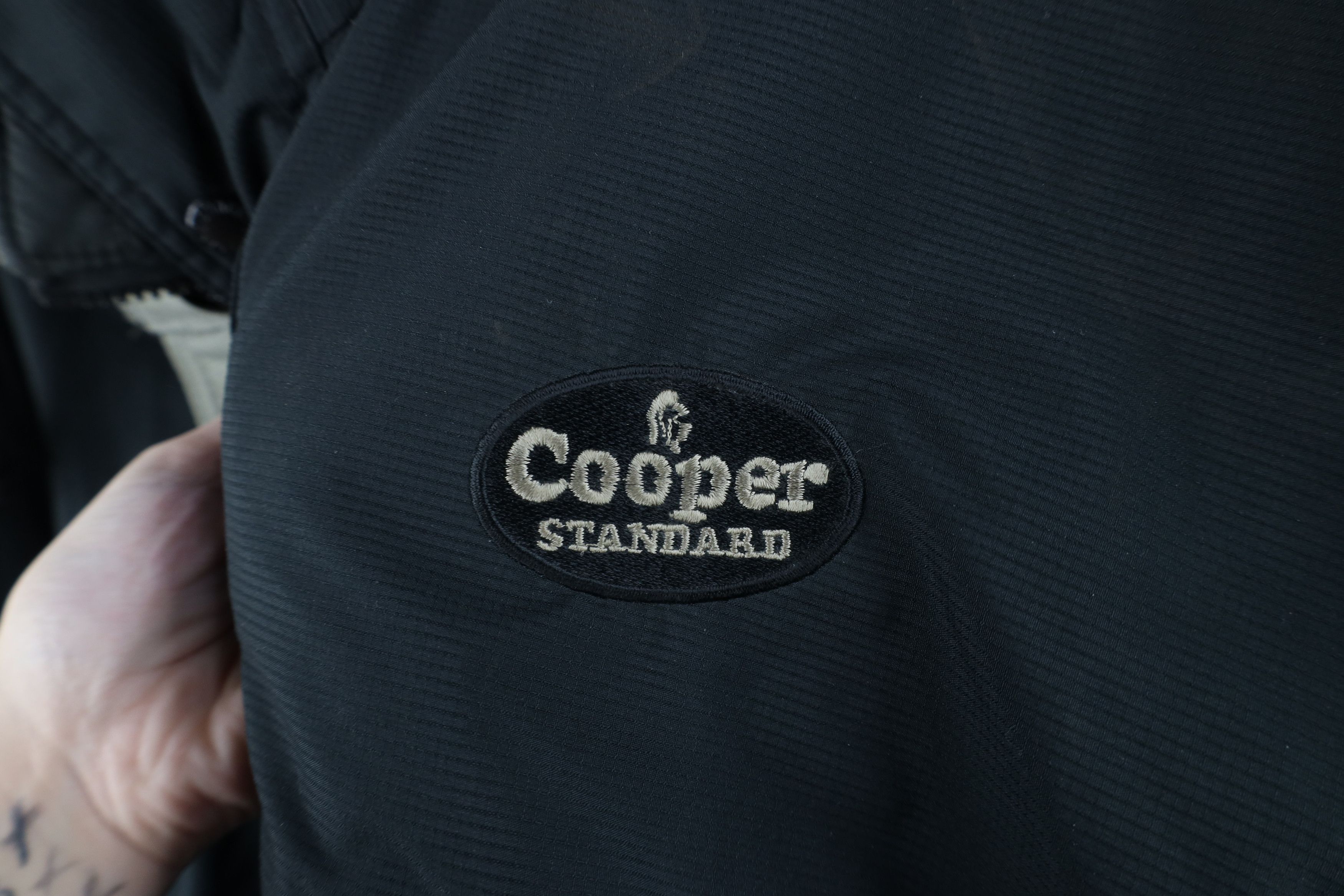 Vintage Vintage 90s 2 In 1 Cooper Standard Automotive Jacket Black Size US L / EU 52-54 / 3 - 4 Thumbnail