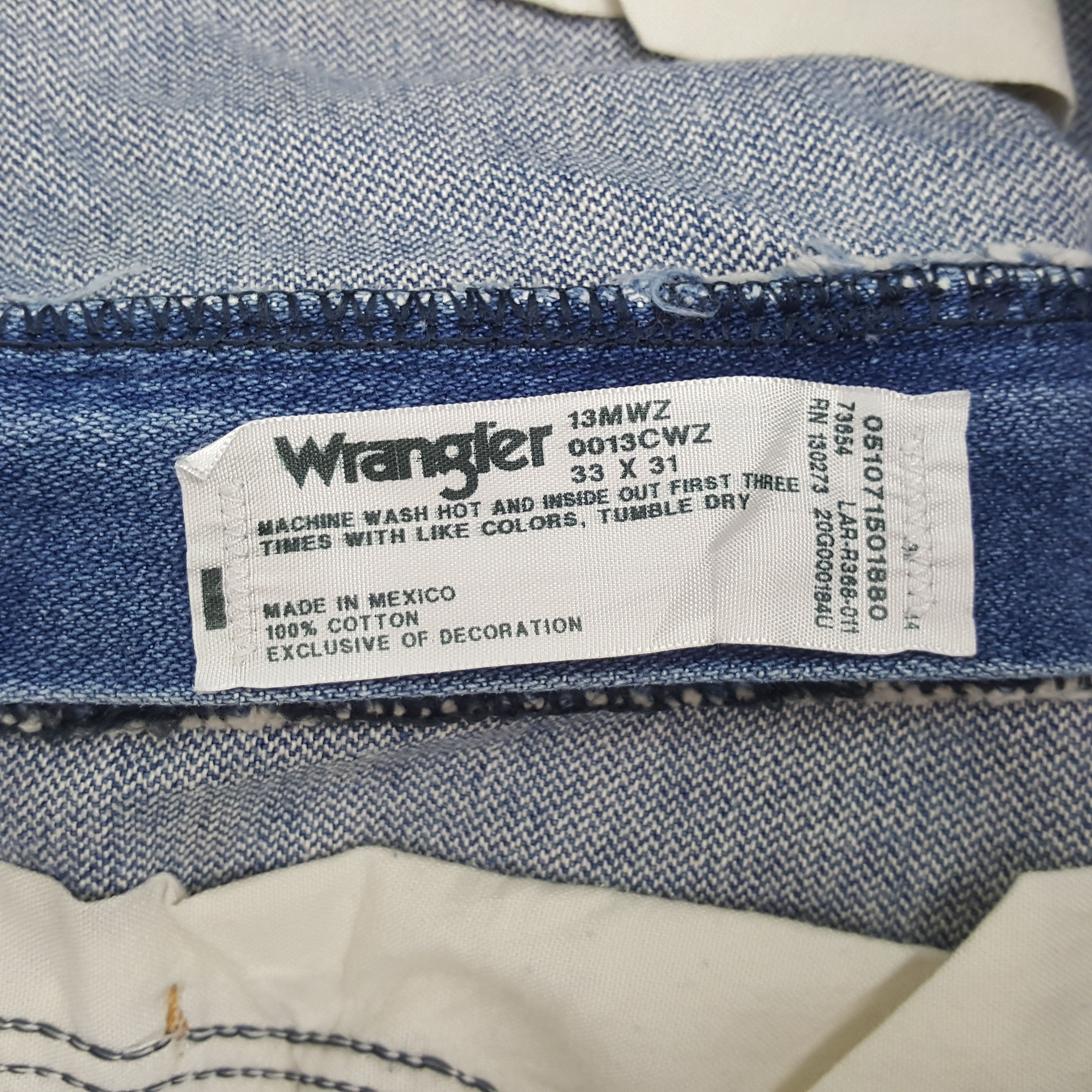Wrangler Wrangler Streetwear Style Jeans RR27 Size US 32 / EU 48 - 13 Thumbnail