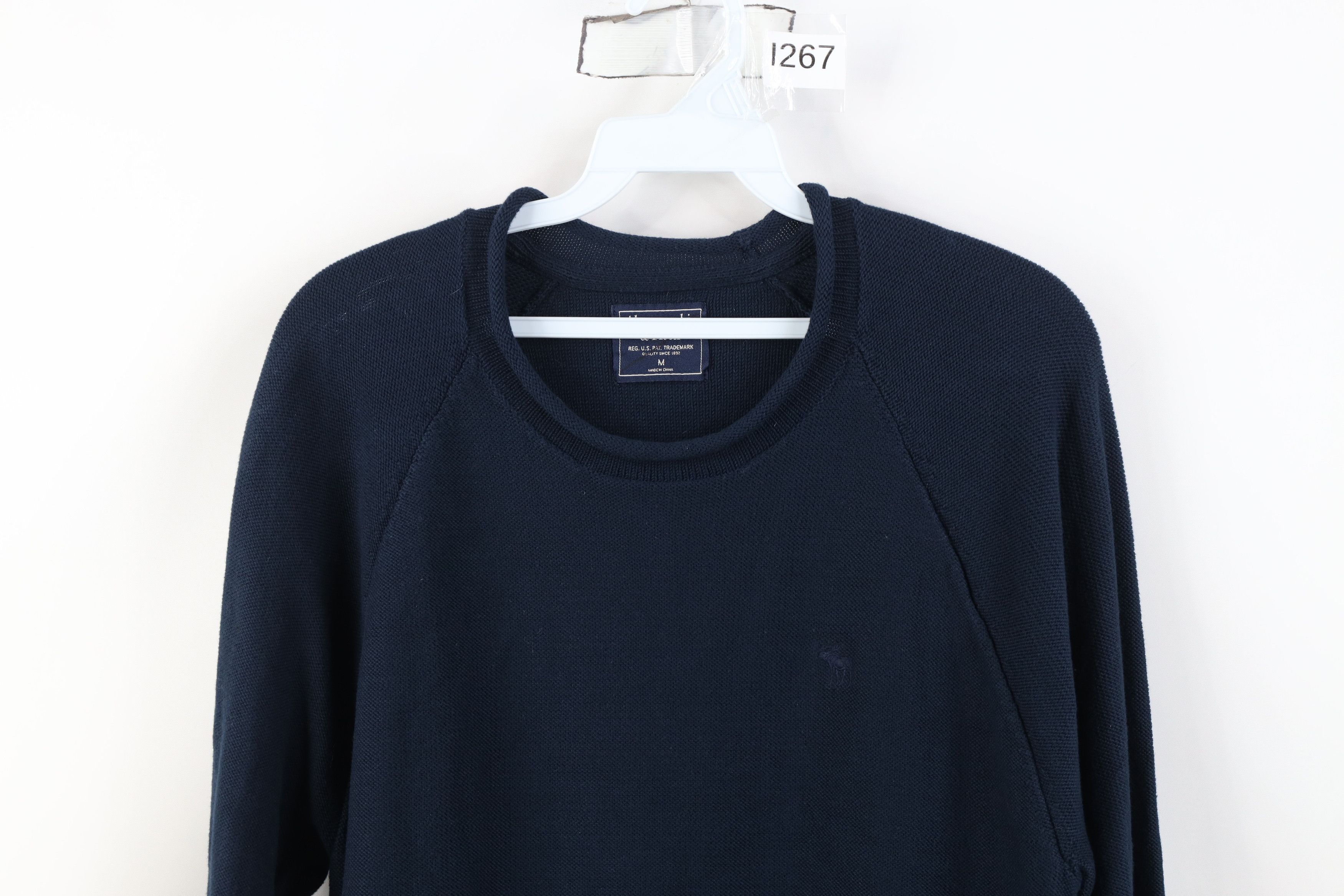 Abercrombie & Fitch Vintage Y2K Abercrombie & Fitch Marled Knit Sweater Blue Size US M / EU 48-50 / 2 - 2 Thumbnail