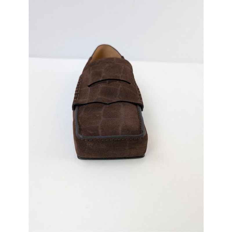Jacquemus o1rshd1 Les Mocassins Carre Loafer Boots in Dark Brown Size US 12 / EU 45 - 14 Thumbnail