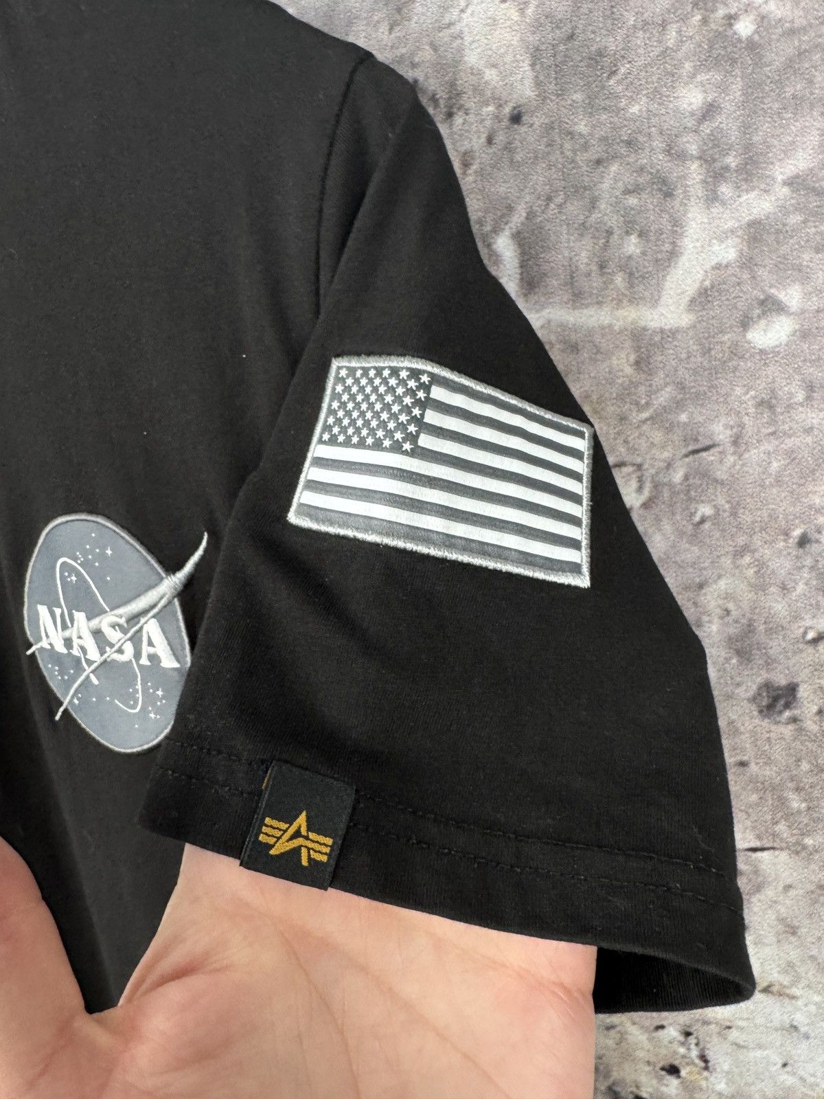 Alpha Industries × NASA Men’s Alpha Industries NASA T-Shirt Streetwear Size Medium Size US M / EU 48-50 / 2 - 6 Thumbnail