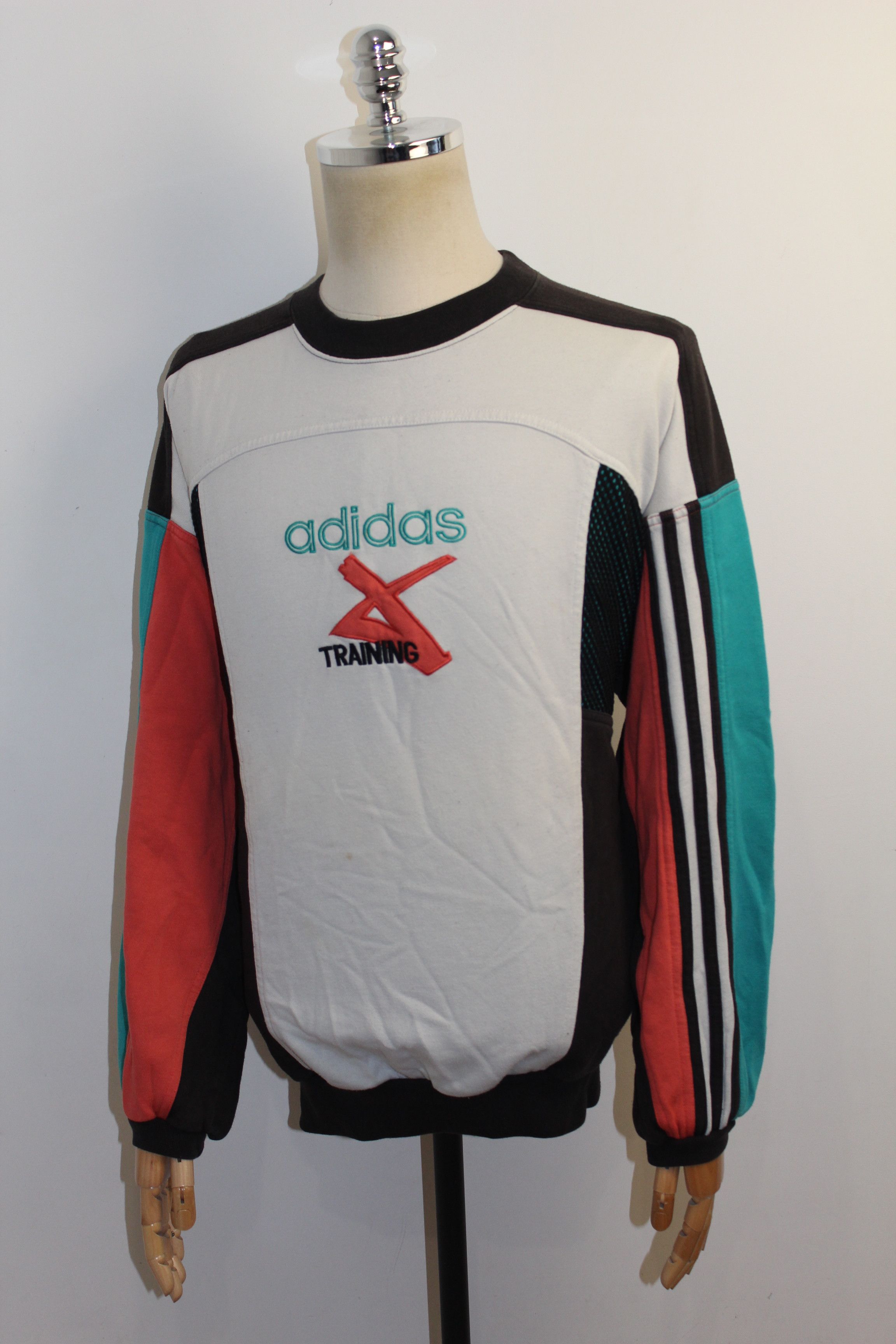 Adidas Men's Adidas Training Vintage Sweatshirt Jumper Size US XL / EU 56 / 4 - 3 Thumbnail