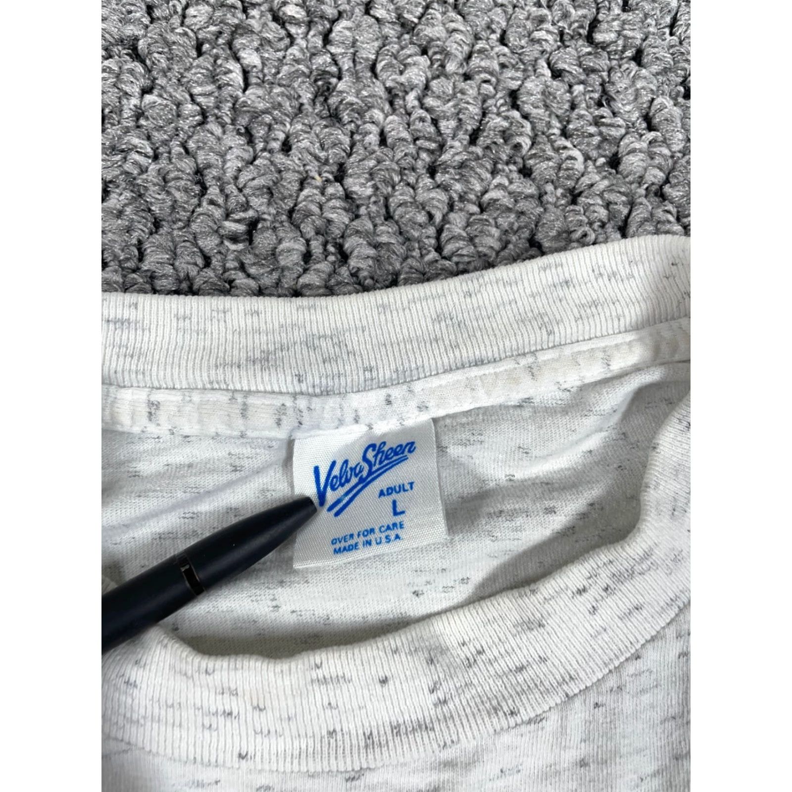 Velva Sheen VINTAGE Velva Sheen University Akron Long Sleeve T-Shirt Adult Large Marled Gray Graphic 90s Retro Mens Size US L / EU 52-54 / 3 - 3 Thumbnail