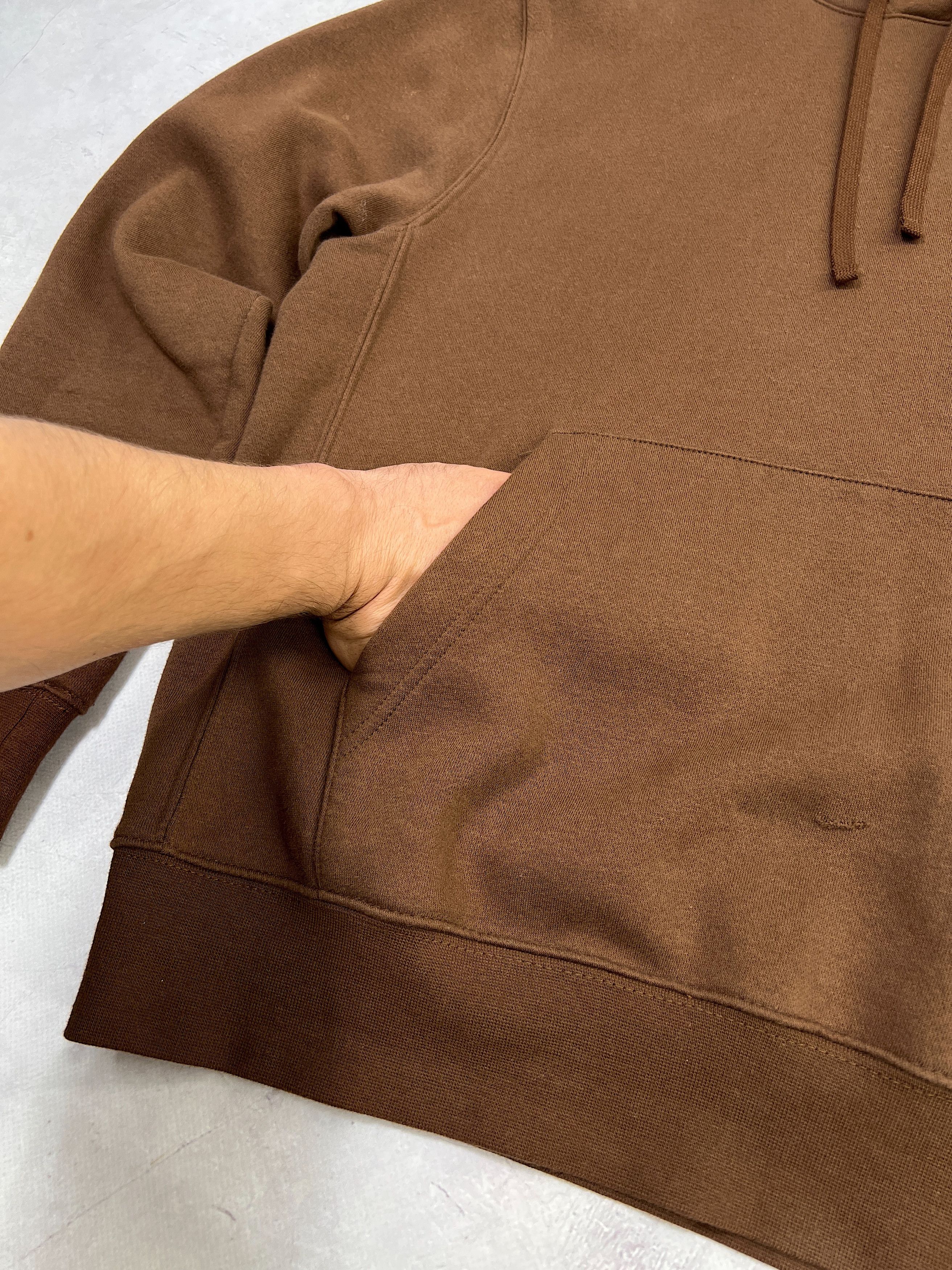 Nike Nike Brown Hoodie Small Swoosh Logo Size US M / EU 48-50 / 2 - 9 Thumbnail