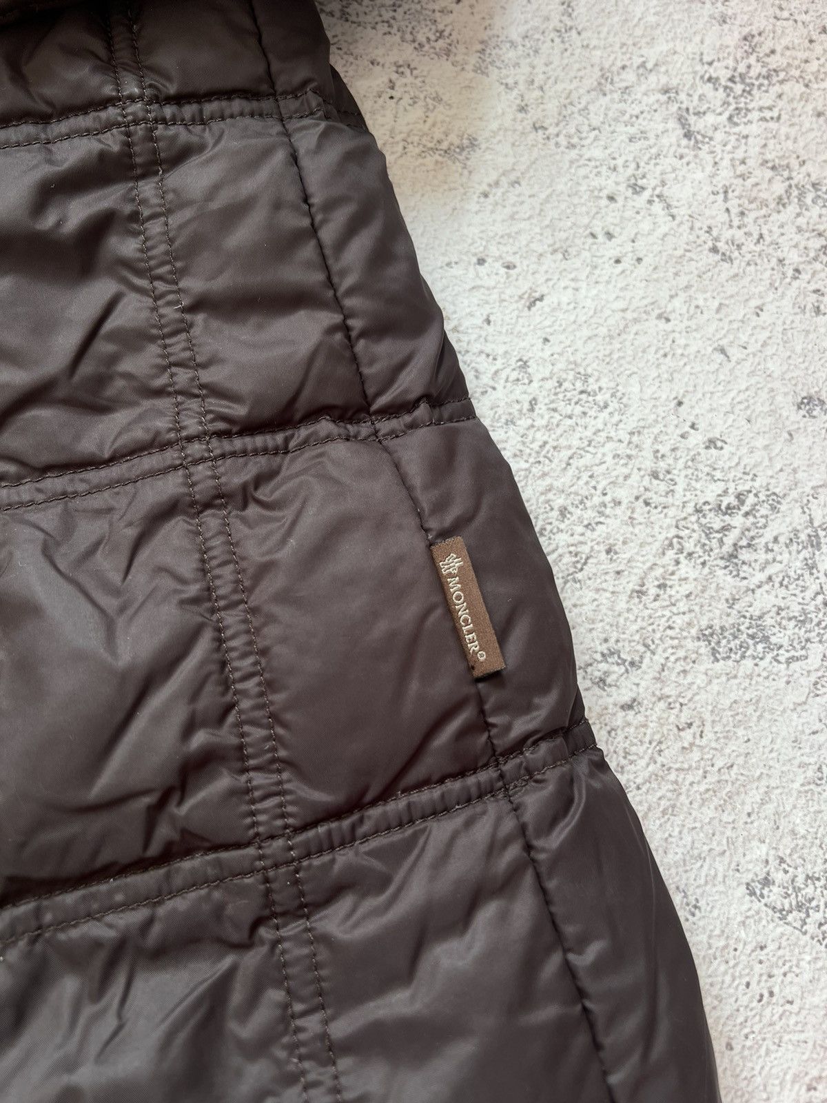 Moncler × Vintage Vintage Brown Moncler puffer coat down women's Size M / US 6-8 / IT 42-44 - 11 Thumbnail