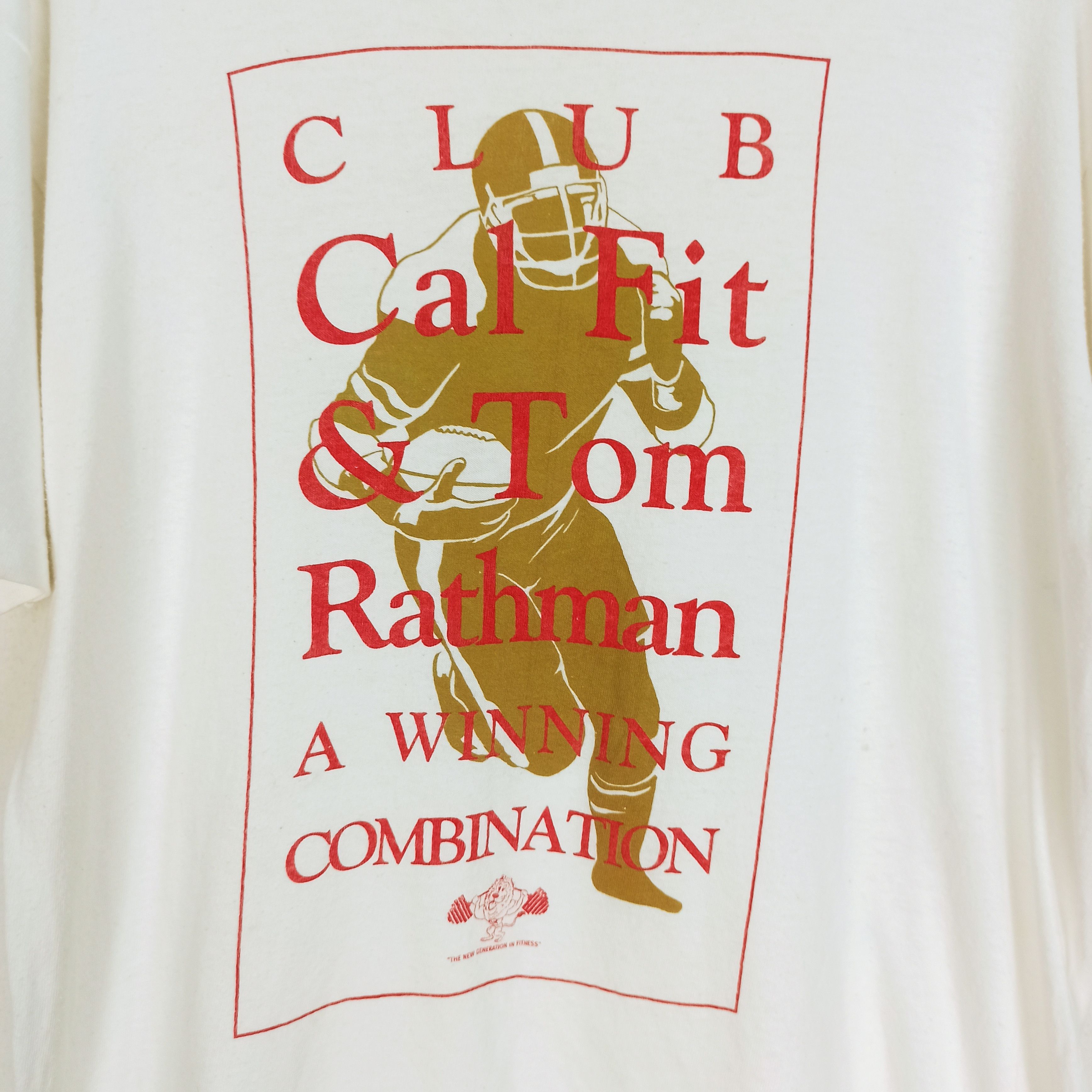 Vintage Vintage SUPER BOWL Cal Fit & Tom Rathman By Salem Tees Size US L / EU 52-54 / 3 - 1 Thumbnail