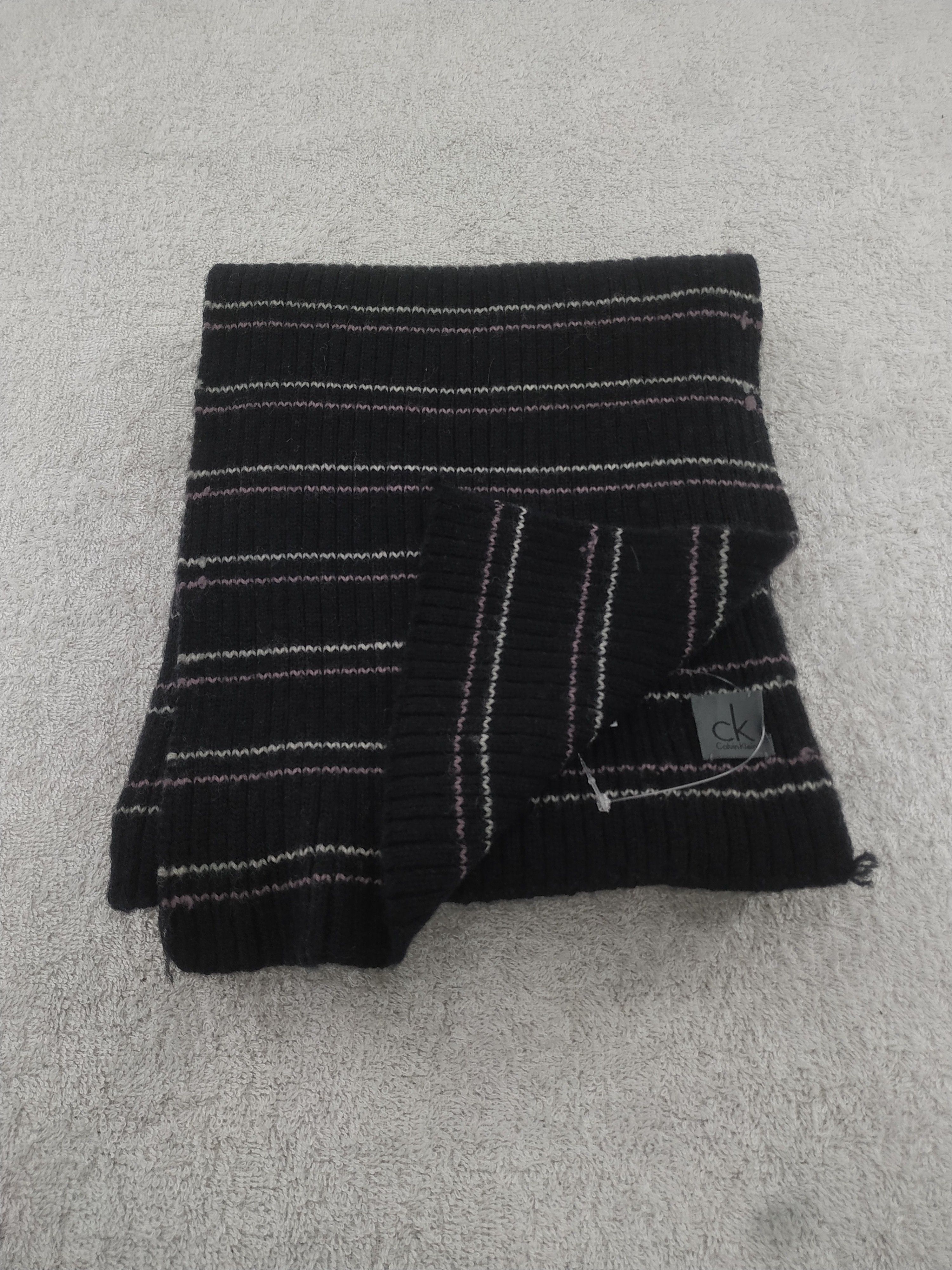 Calvin Klein Vintage Calvin Klein Wool Scarf/Muffler/Neckwear MF148 Size ONE SIZE - 4 Thumbnail
