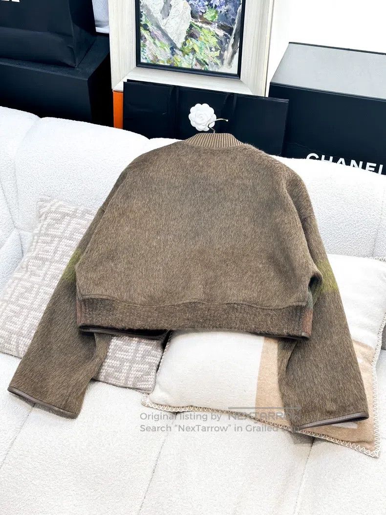 Hermes Hermes Green and Brown Short Jacket Size XXS / US 00 / IT 34 - 4 Thumbnail