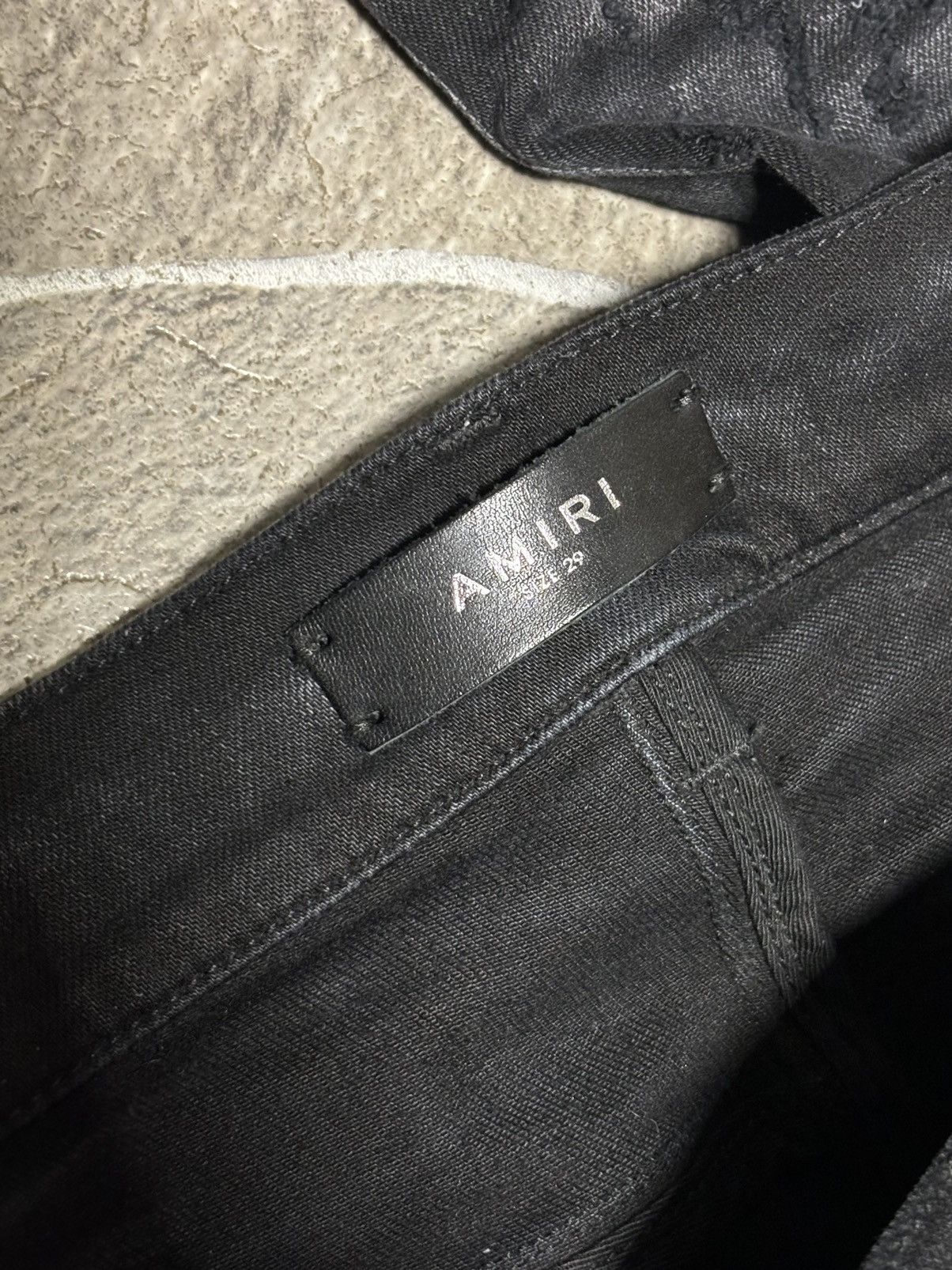 Amiri Amiri Black Shotgun Jeans Size US 29 - 3 Thumbnail