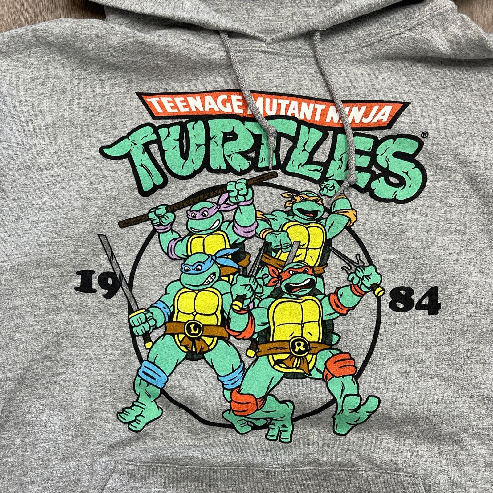 Nickelodeon Teenage Mutant Ninja Turtles TMNT “1984” Gray Hoodie size M Size US M / EU 48-50 / 2 - 3 Thumbnail