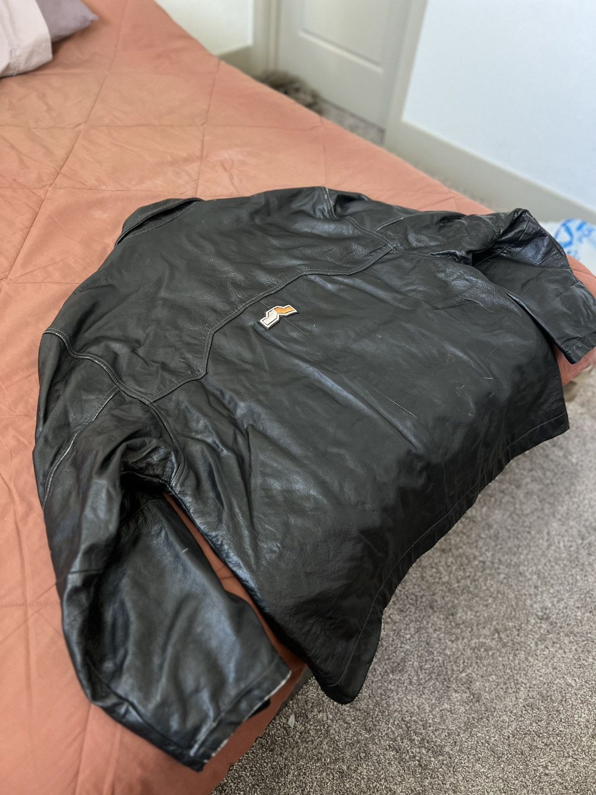 Vintage Vintage lugz leather jacket size XL Size US XL / EU 56 / 4 - 4 Thumbnail