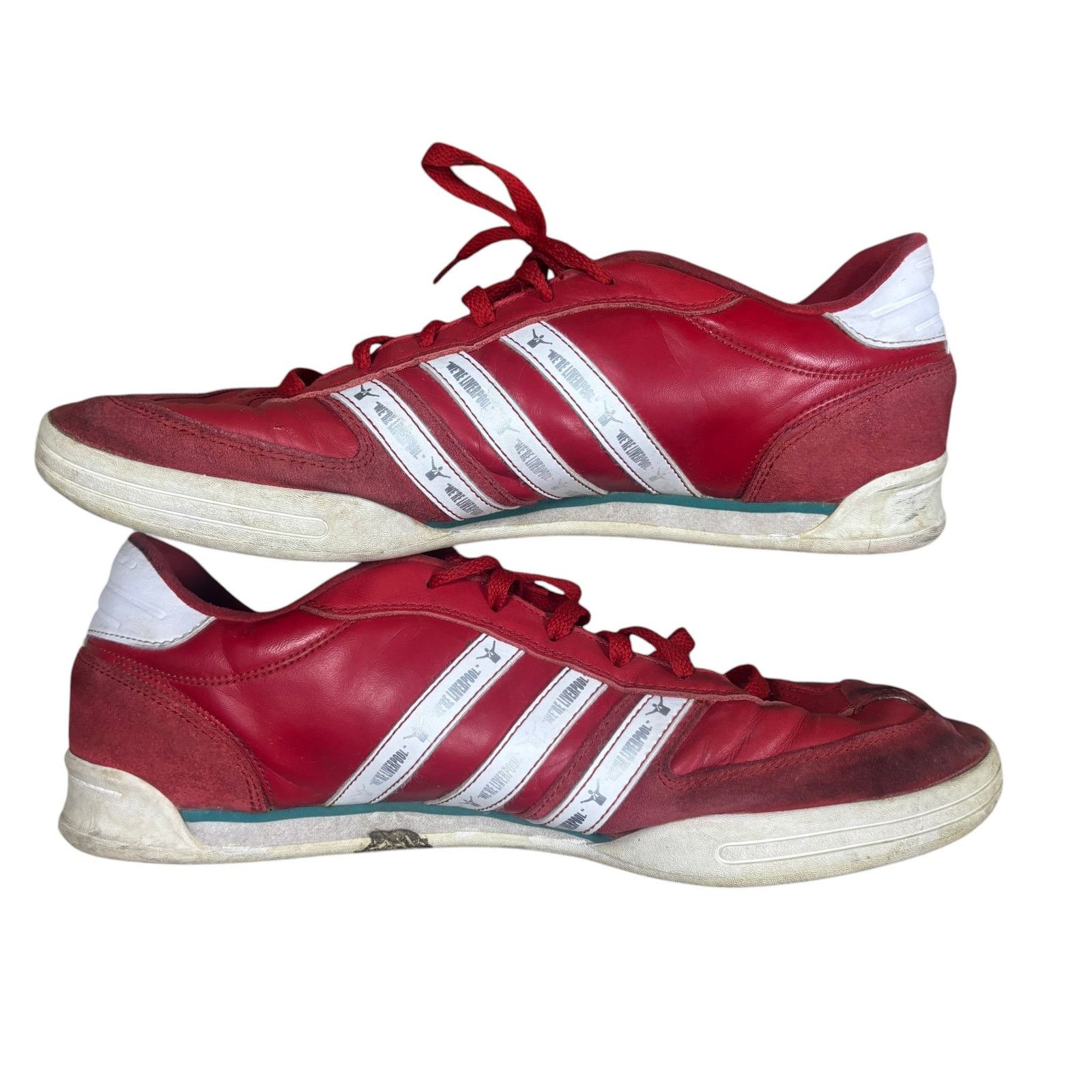 Adidas vintage y2k 2008 Adidas Liverpool Samba mens 12.5 soccer Size US 12.5 / EU 45-46 - 2 Thumbnail
