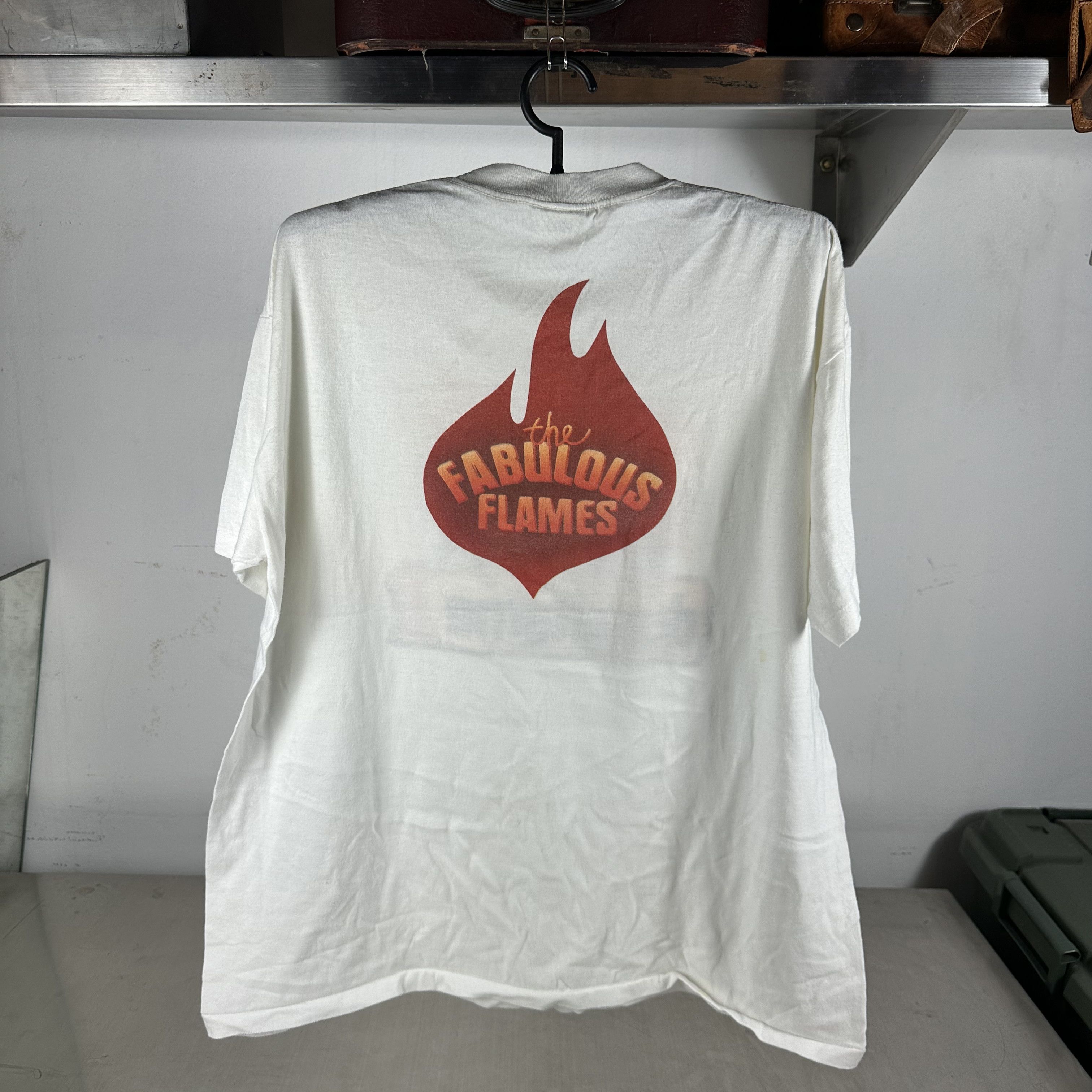 Vintage Vintage 90s Duraflame The Fabulous Flames Promo T-Shirt Size US XL / EU 56 / 4 - 3 Thumbnail