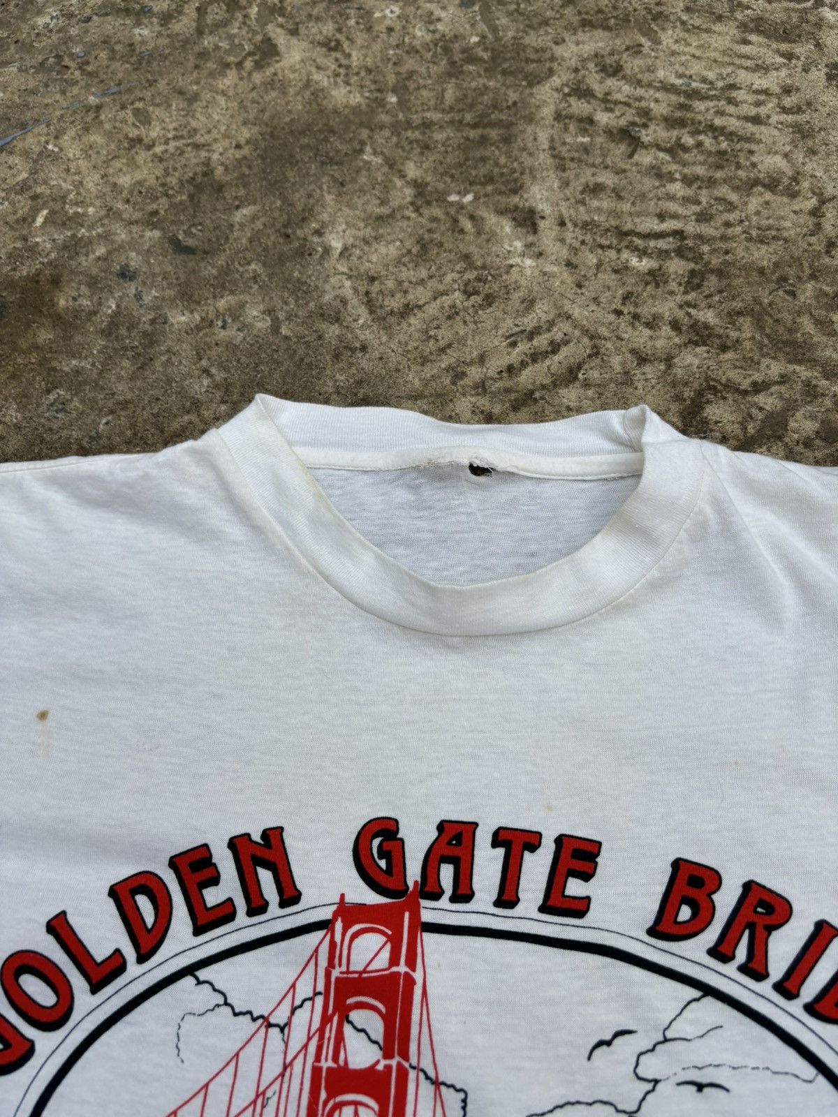 Japanese Brand × Vintage Vintage 1990 Golden Gate Bridge Graphic Tee Size US L / EU 52-54 / 3 - 9 Thumbnail