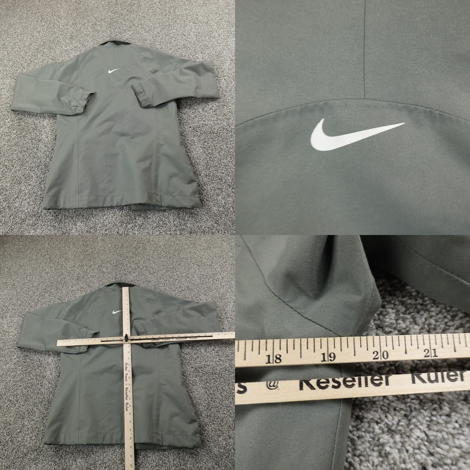 Nike VINTAGE Nike Jacket Mens S Gray STORM FIT 10 Full Zip Softshell Waterproof Coat Y2K Size US S / EU 44-46 / 1 - 8 Thumbnail