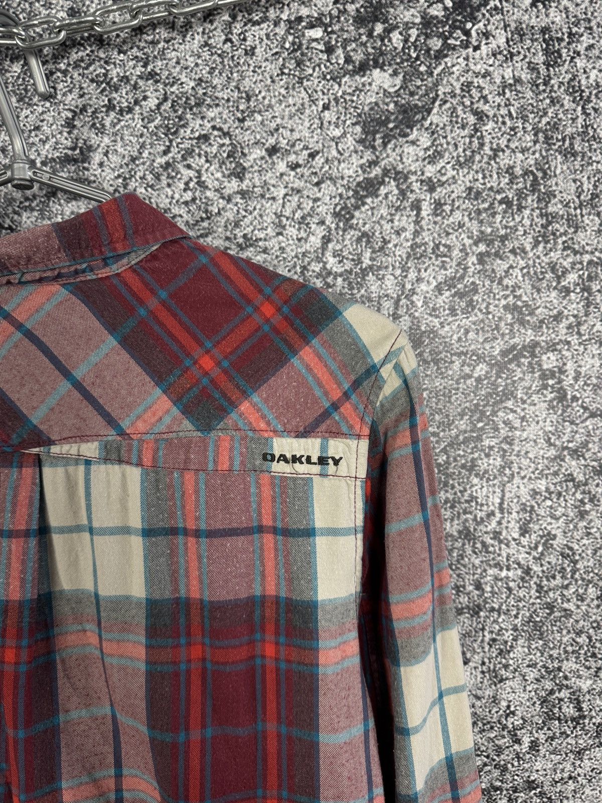 Oakley Vintage Oakley Plaid Flannel Long Sleeve Shirt Button Up S Size US S / EU 44-46 / 1 - 11 Thumbnail