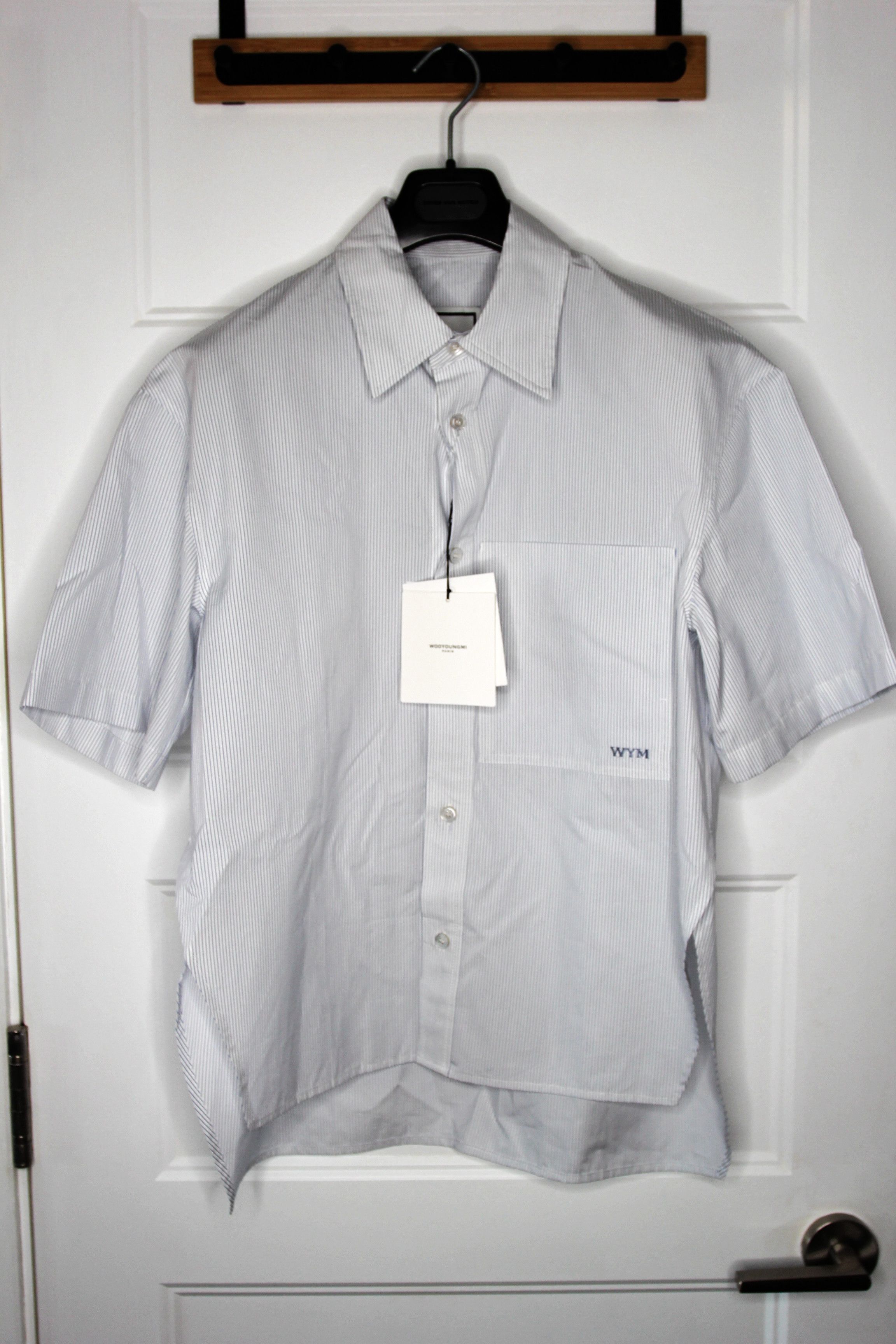 Wooyoungmi BNWT SS23 WOOYOUNGMI SHORT SLEEVES STRIPE SHIRT 46 Size US S / EU 44-46 / 1 - 2 Thumbnail