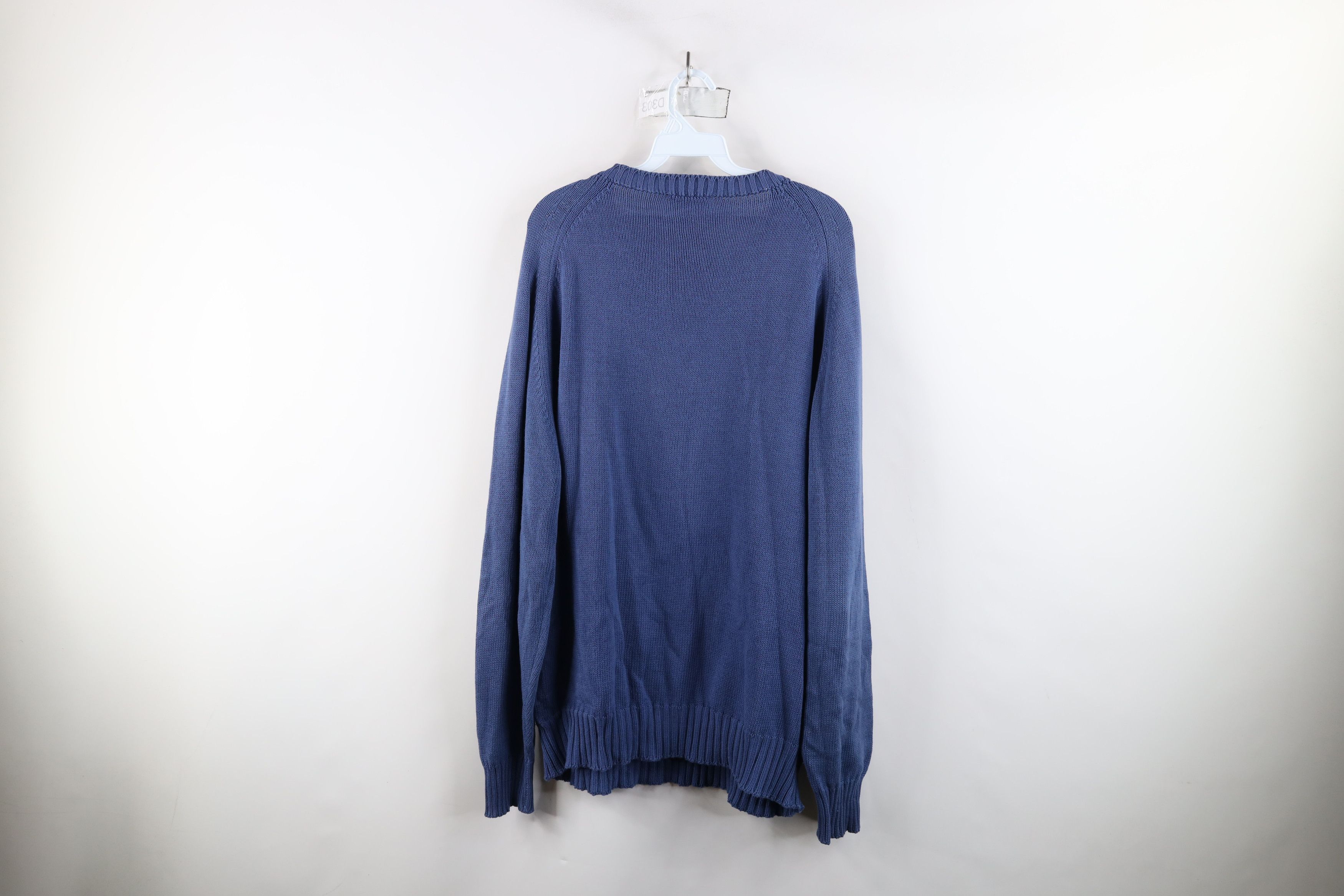 Brooks Brothers × Vintage Vintage 60s Brooks Brothers Cotton Knit Sweater Blue USA Size US L / EU 52-54 / 3 - 10 Thumbnail