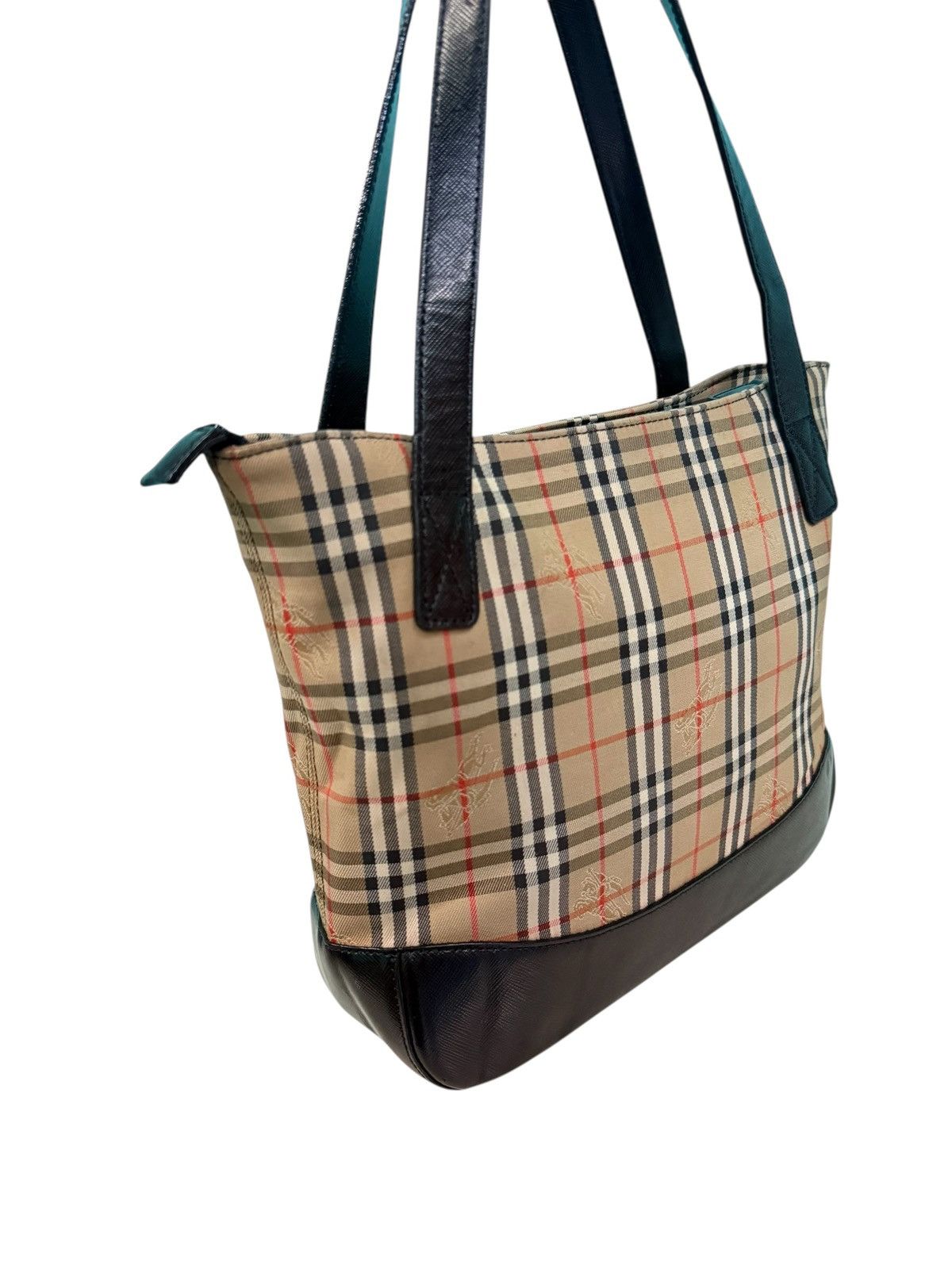 Burberry RARE VINTAE BURBERRYS NOVA CHECK TOTE BAG Size ONE SIZE - 8 Thumbnail