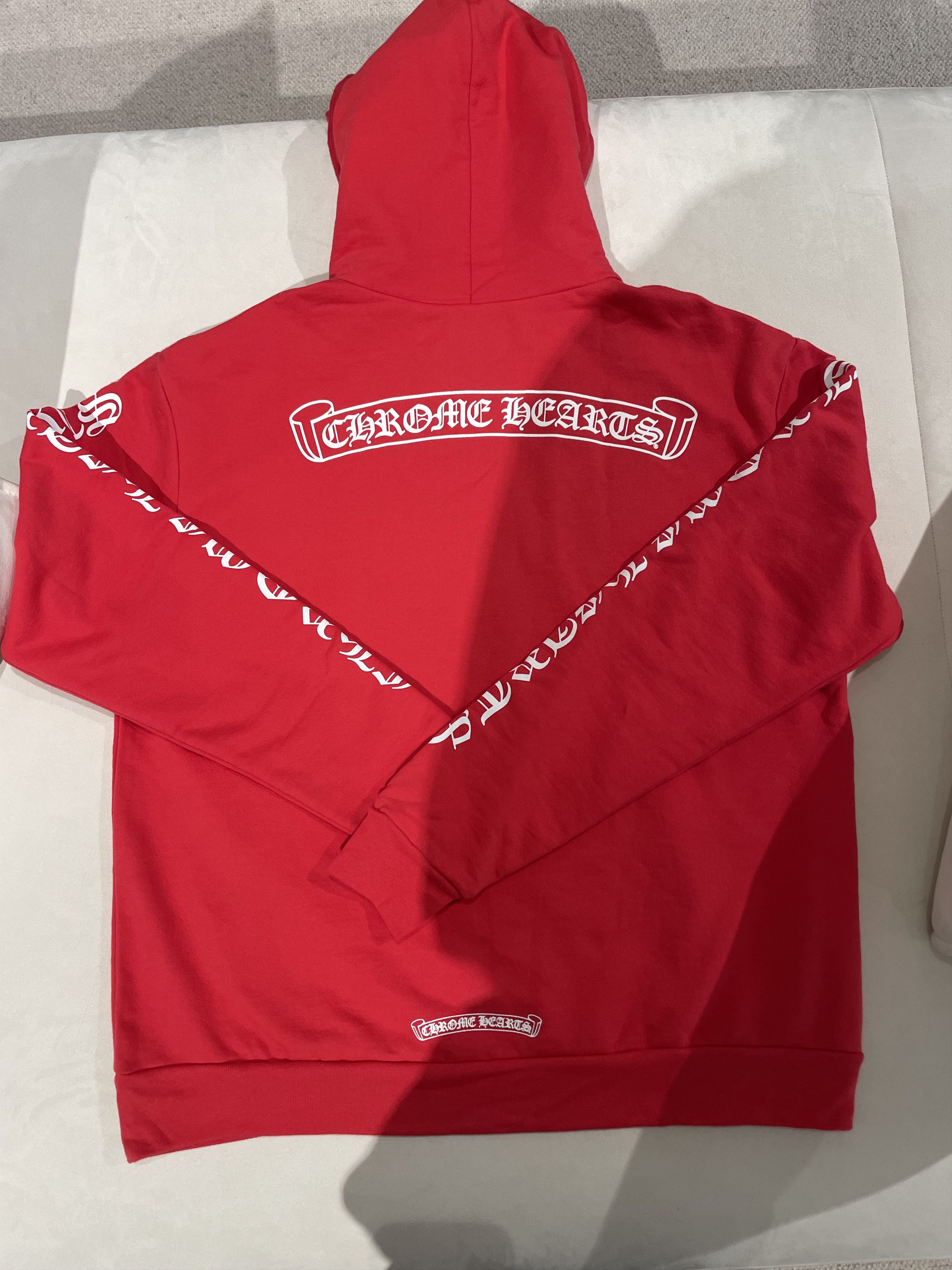 Chrome Hearts Chrome Hearts Online Exclusive Scroll Logo Hoodie Size XS / US 0-2 / IT 36-38 - 3 Thumbnail
