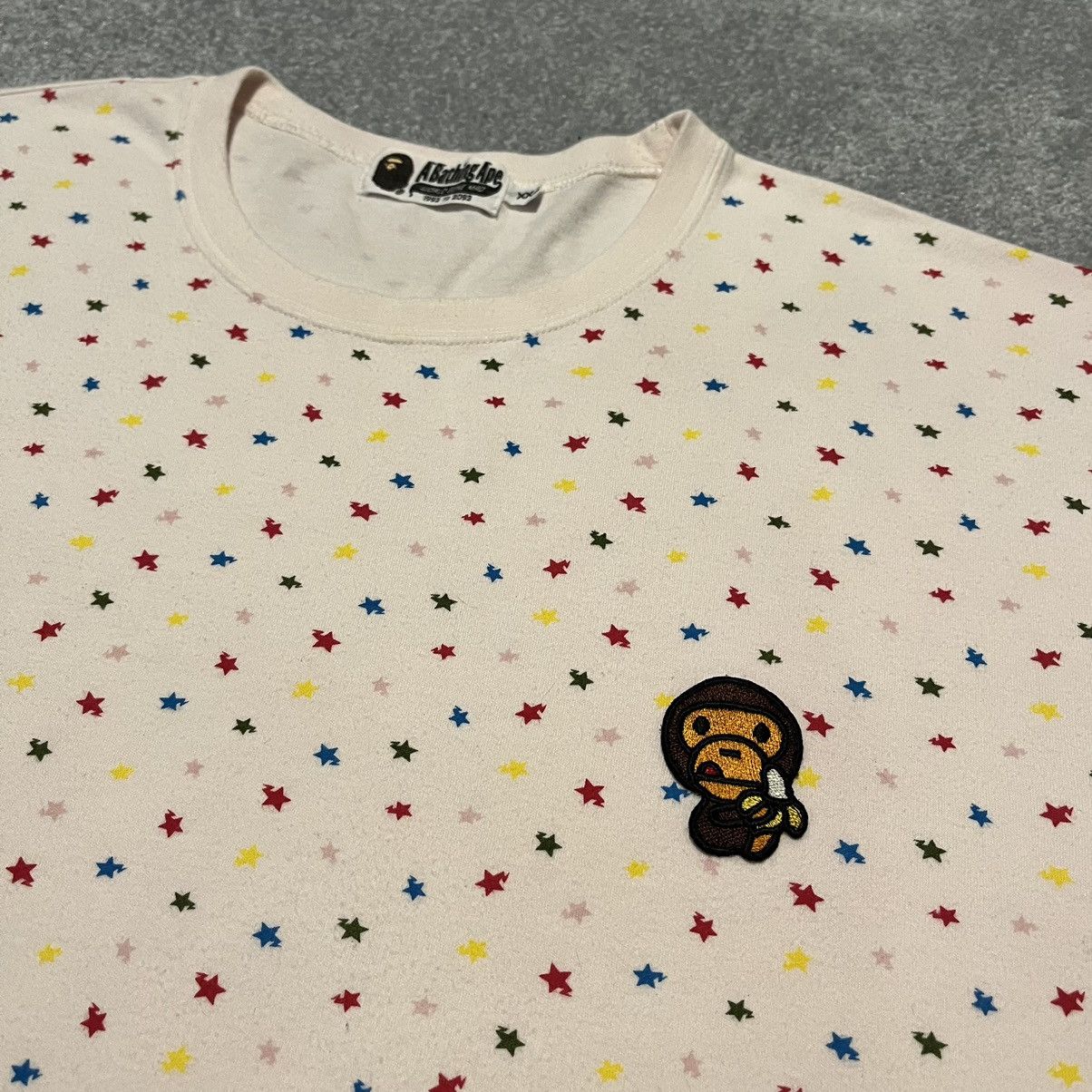 Bape Bapesta Baby Milo Banana Logo Tee Size US XXL / EU 58 / 5 - 2 Thumbnail