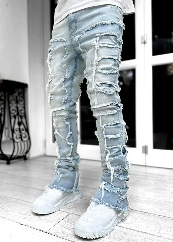 VIBE #25 Streetwise Stretch Pants Jeans Size US 36 / EU 52 - 3 Thumbnail