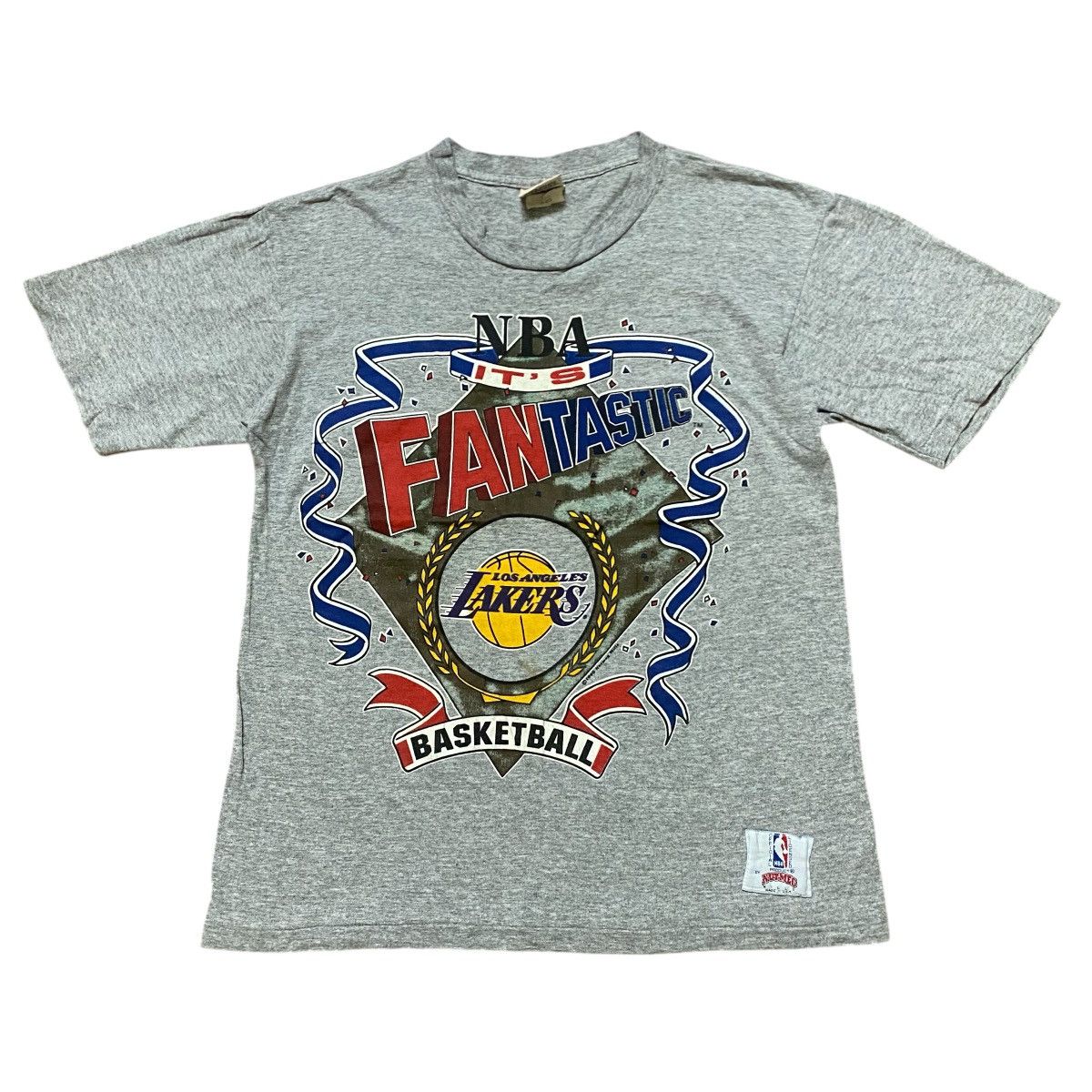 NBA × Vintage Vintage 90s NBA LA Lakers Tee Size US L / EU 52-54 / 3 - 1 Thumbnail