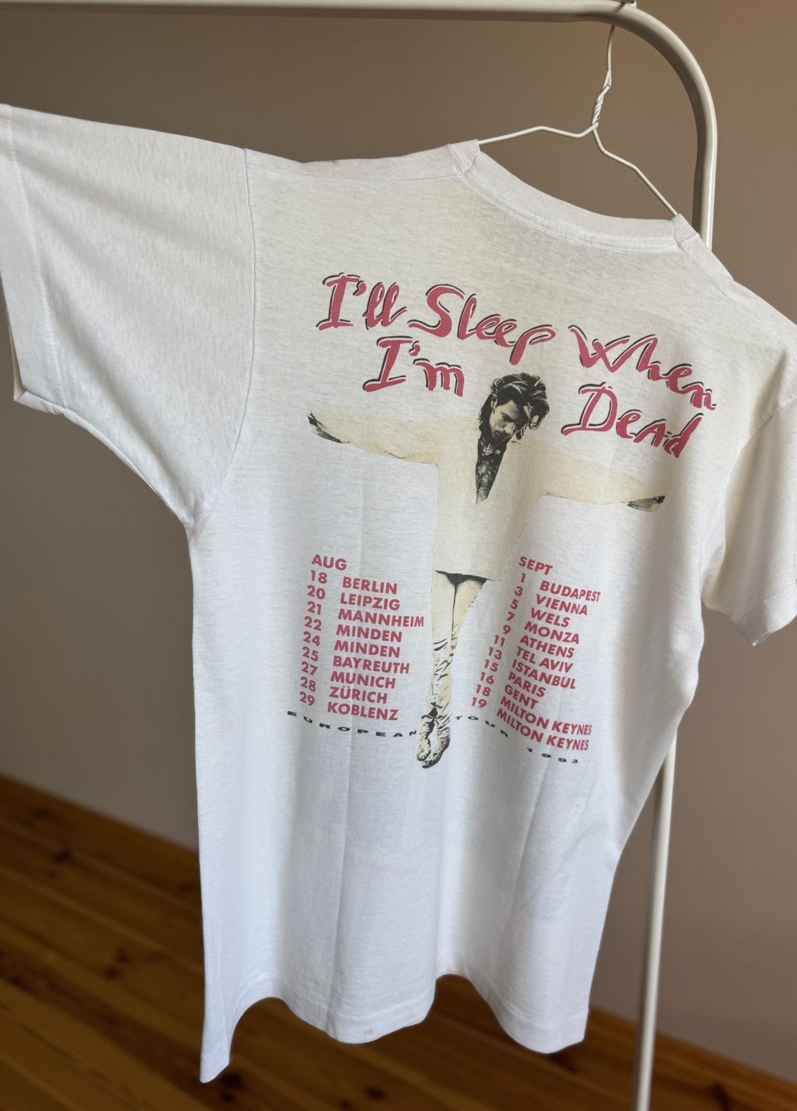 Band Tees Vintage 1993 Bon Jovi Keep The Faith T-shirt Tee Size US M / EU 48-50 / 2 - 8 Thumbnail