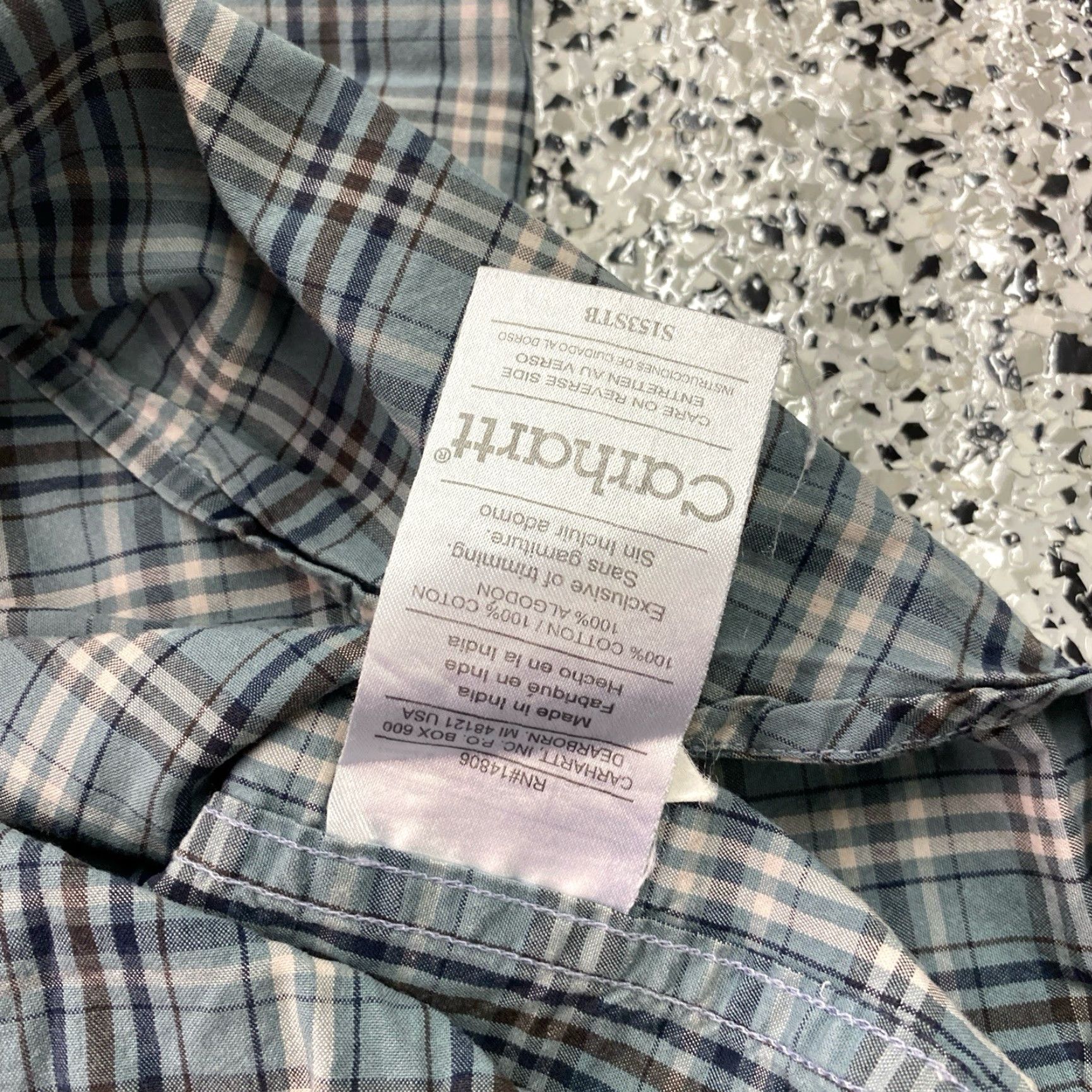 Carhartt VINTAGE Carhartt Blue Plaid Button-Down Shirt Size Medium USA Pattern Plaid Button-Up Men’s Long Sleeve Regular Cotton Shirt Size US M / EU 48-50 / 2 - 5 Thumbnail