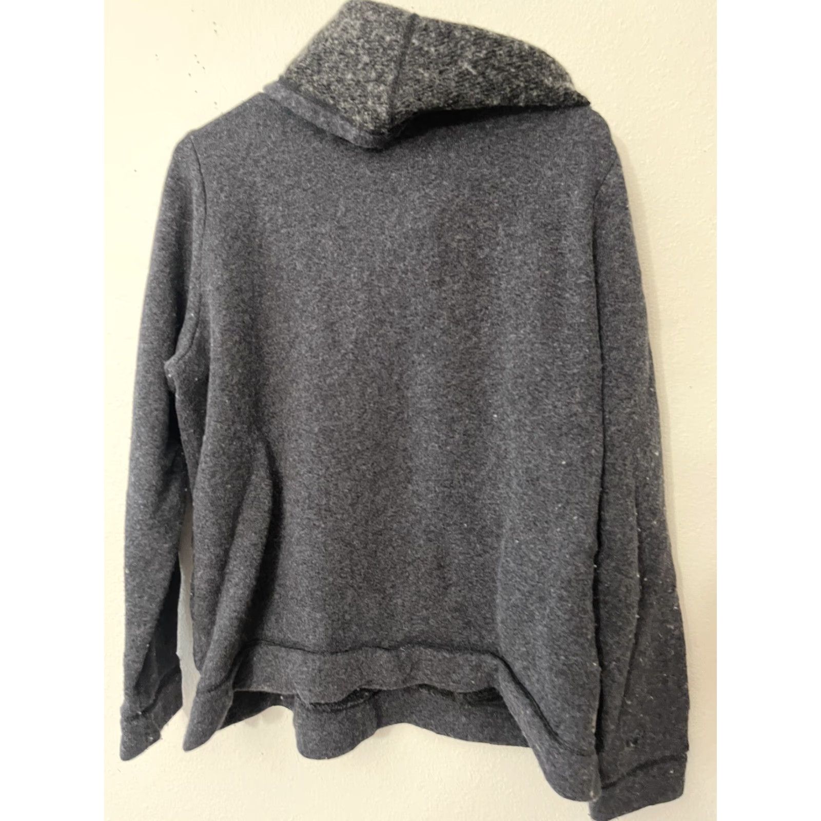 J.Crew J.CREW Pullover Sweater Women XXL Charcoal Gray Pockets Funnelneck Size XXL / US 16-18 / IT 52-54 - 3 Thumbnail