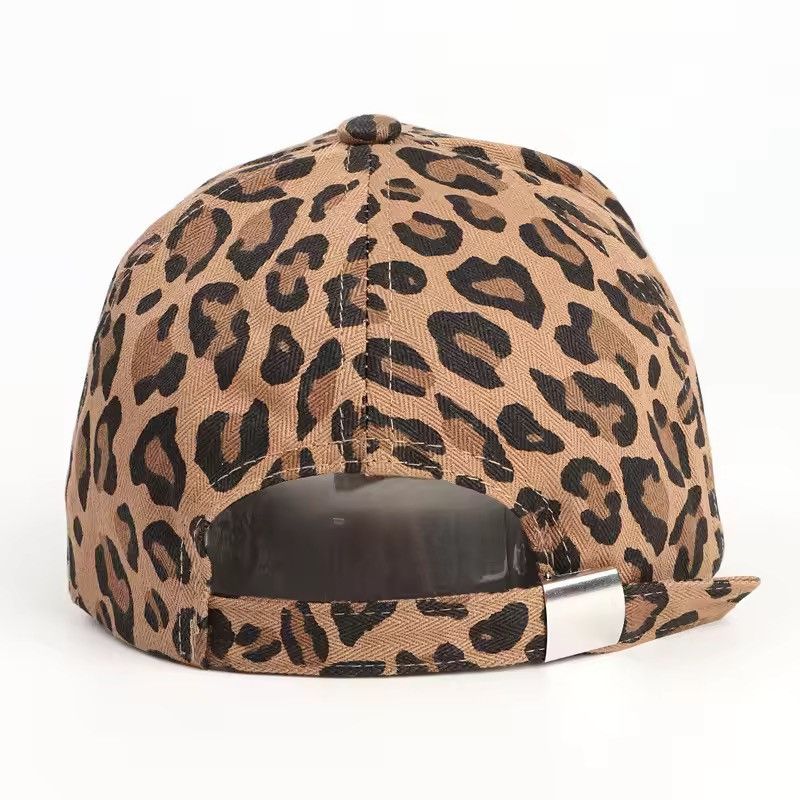 Japanese Brand Leopard Print Baseball Hat Size ONE SIZE - 2 Thumbnail