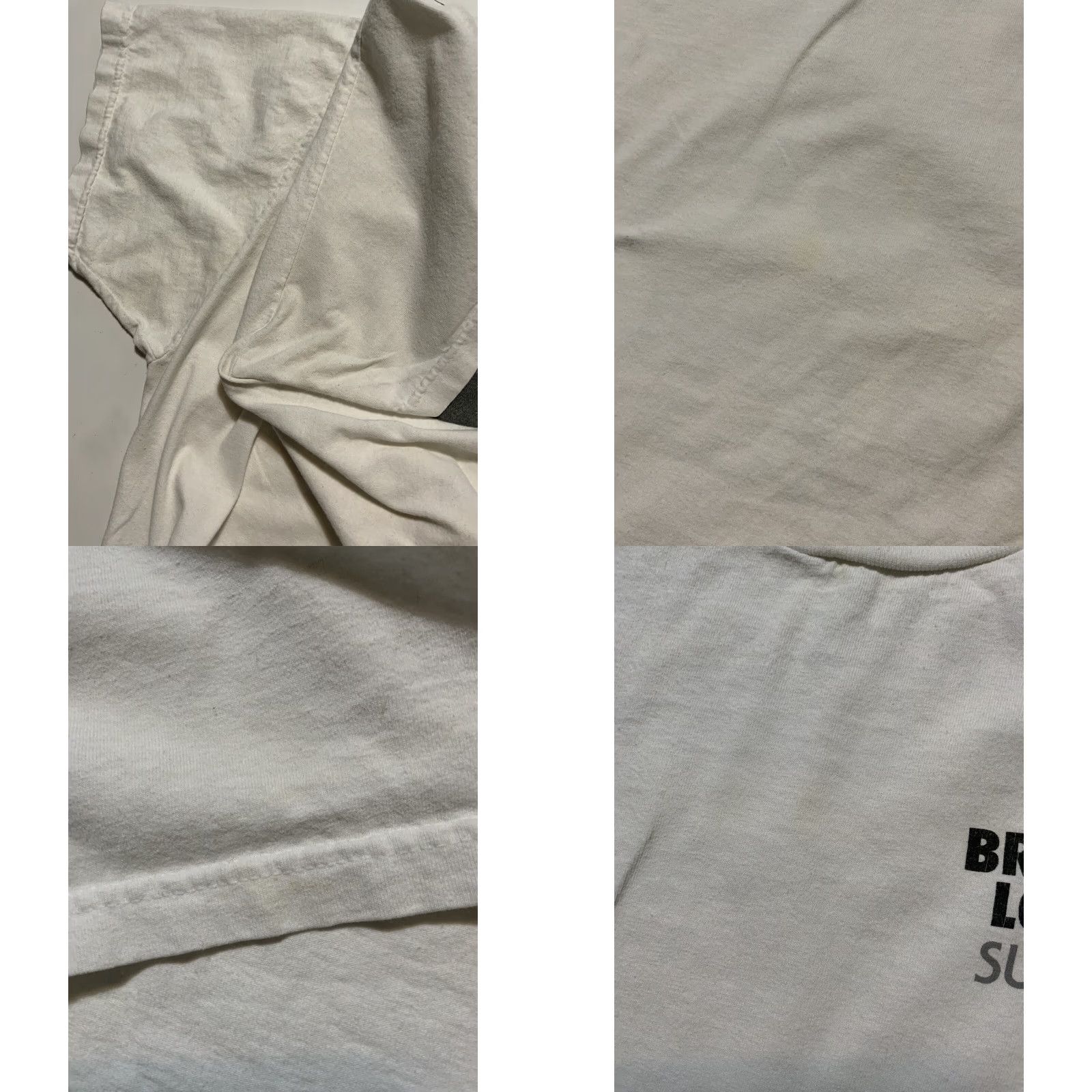 Bricks & Wood Bricks And Wood Los Angeles Super Bowl LVI Football Helmet S/S Crew T-Shirt Sz. XXL White Mens Crew Neck. Size US XXL / EU 58 / 5 - 8 Thumbnail