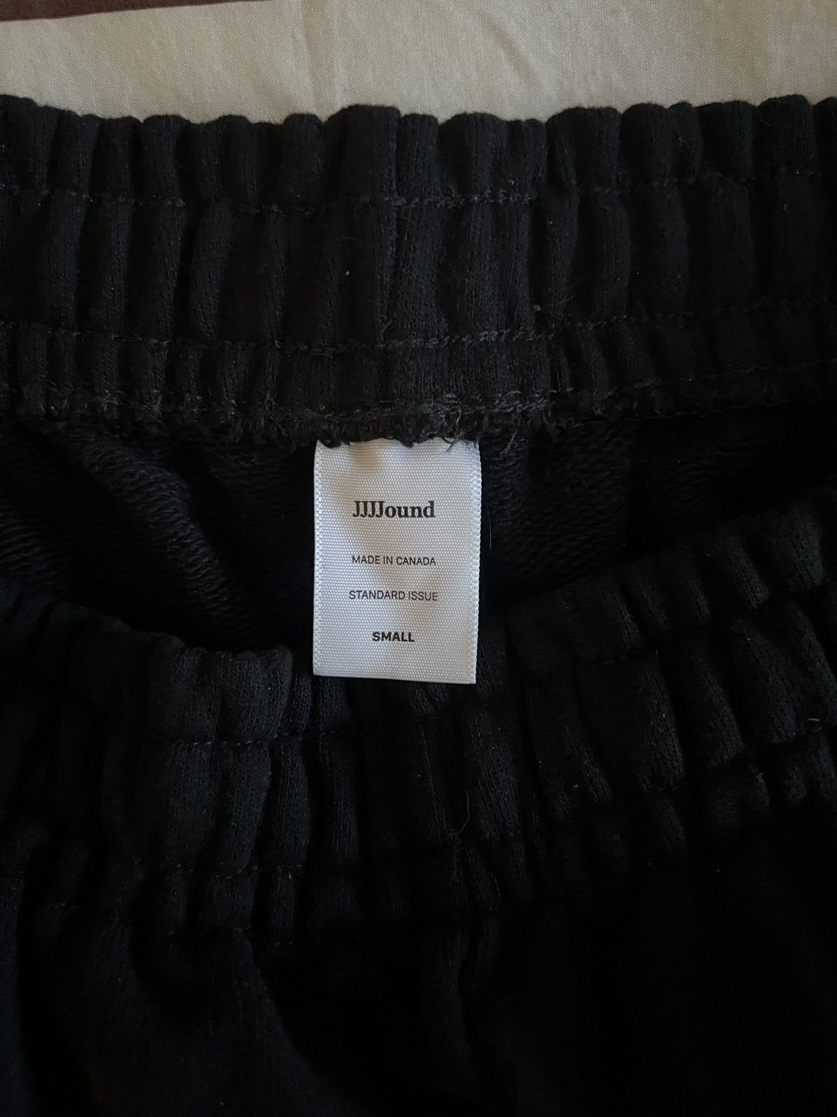 JJJJound JJJJound J2000 Sweatpants Black French Terry - Small Size US 29 - 3 Thumbnail