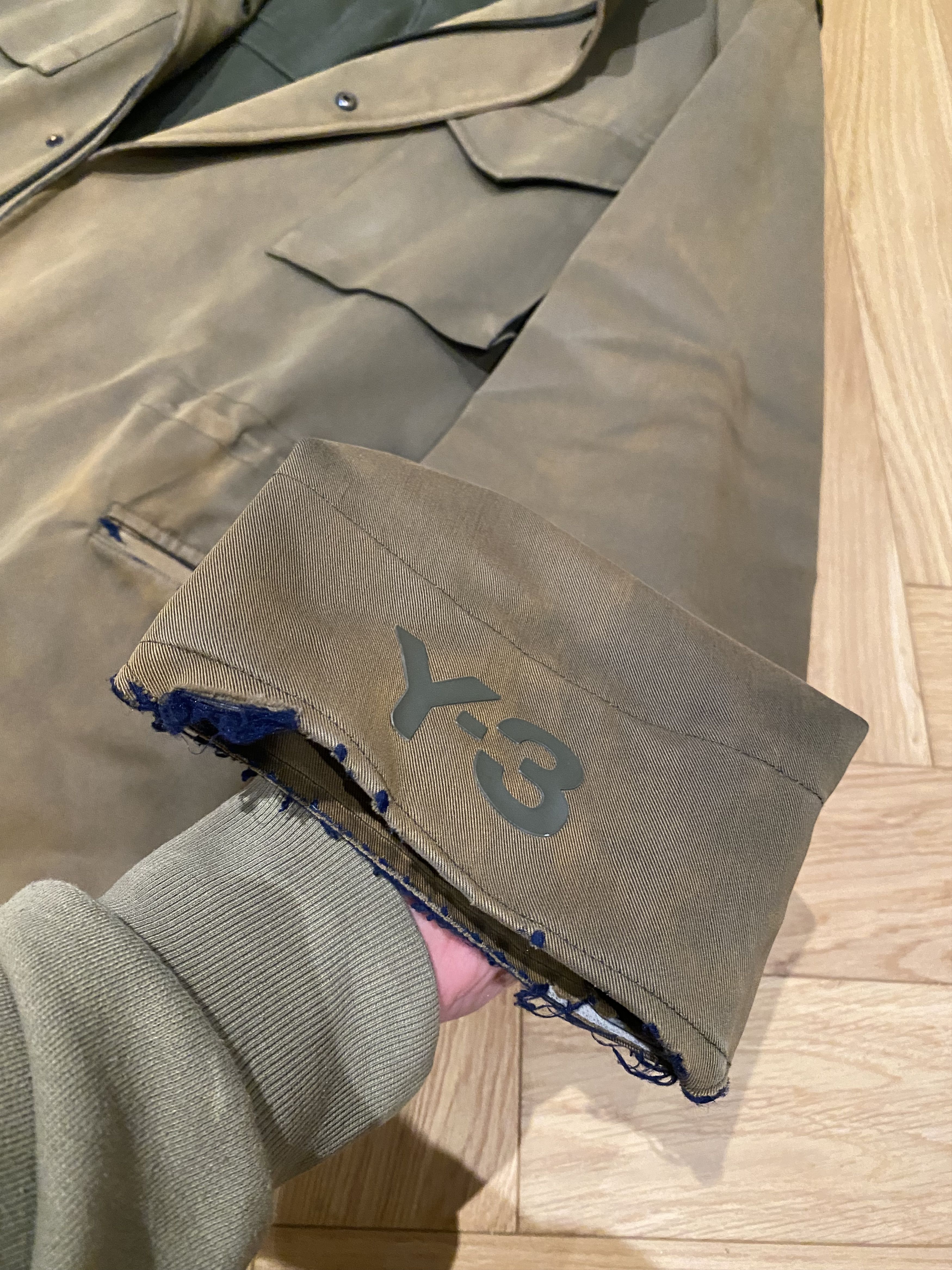 Yohji Yamamoto RARE Vintage 2015 Y3 Adidas Military Green Jacket Size US XL / EU 56 / 4 - 8 Thumbnail