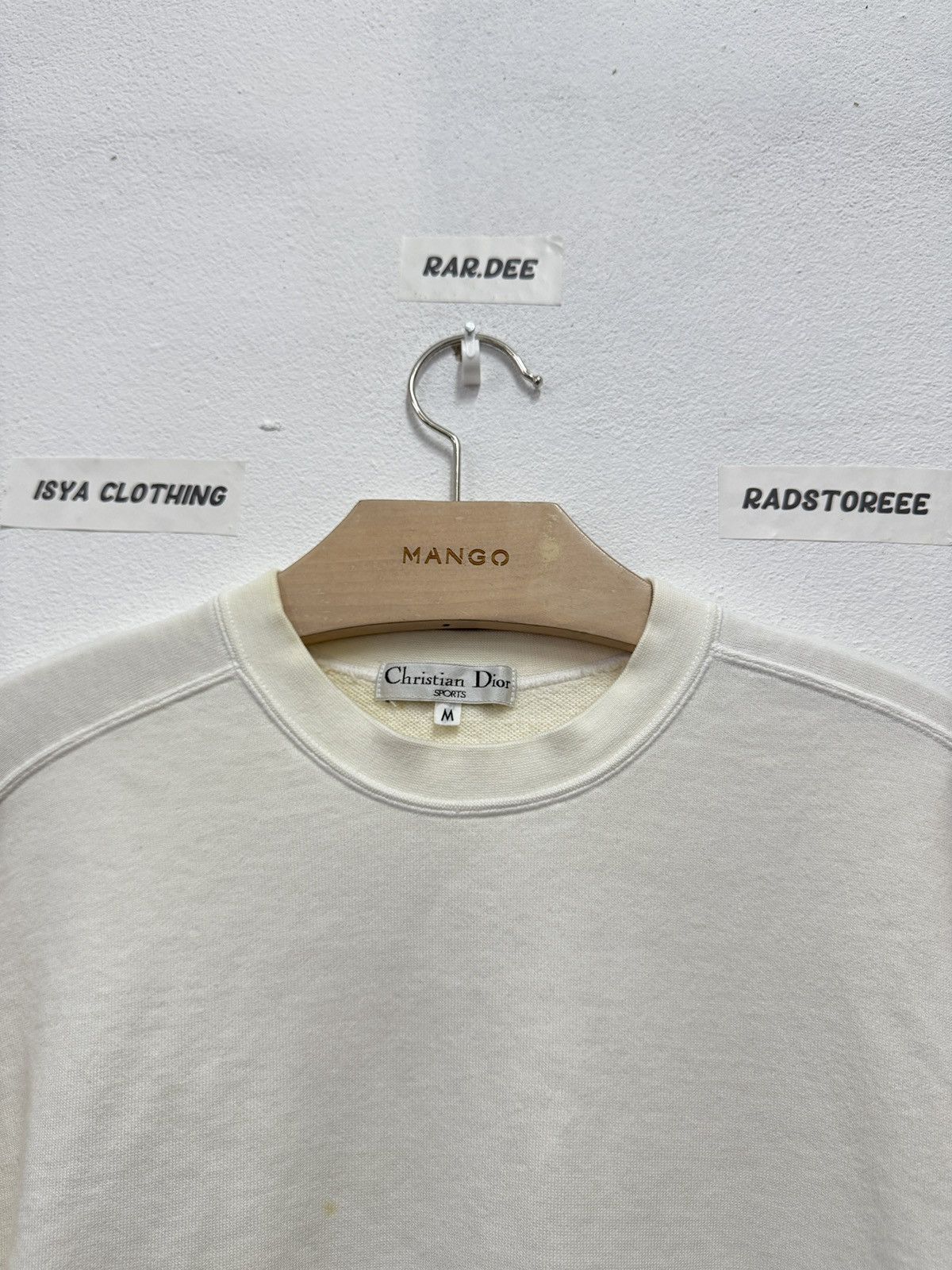 Christian Dior Monsieur Christian Dior Sport Sweatshirt Cream Size US M / EU 48-50 / 2 - 6 Thumbnail
