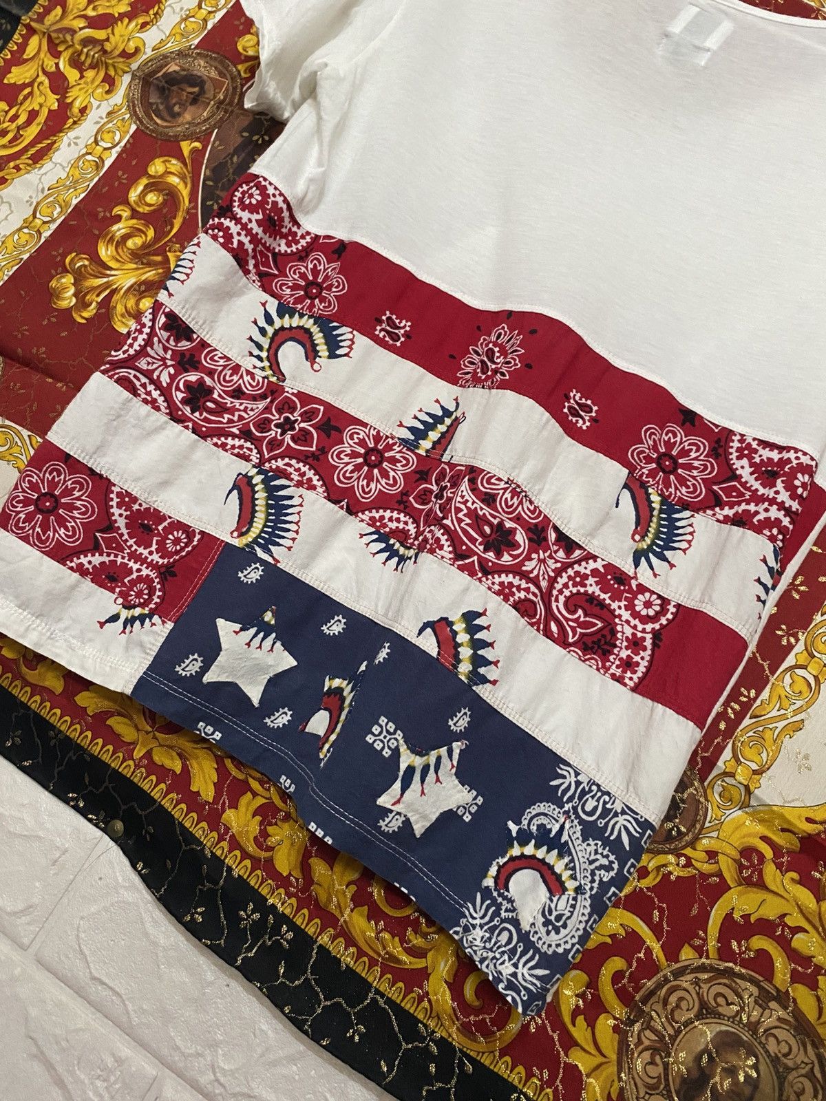 Visvim Visvim WMV cashew flower flag shirt patchwork Size M / US 6-8 / IT 42-44 - 3 Thumbnail